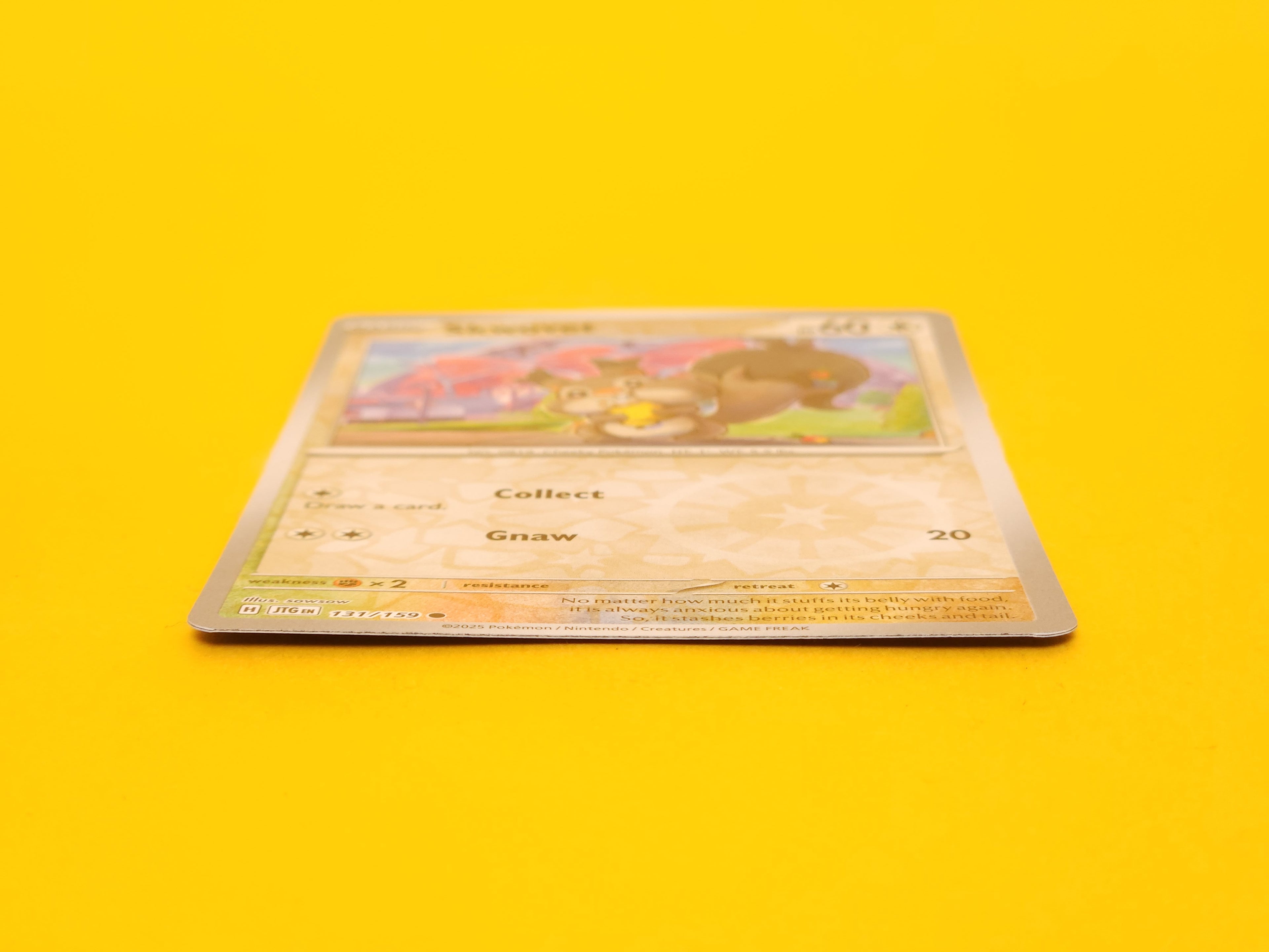 Skwovet: 131/159 – 2025 Pokémon Common Reverse Holofoil
