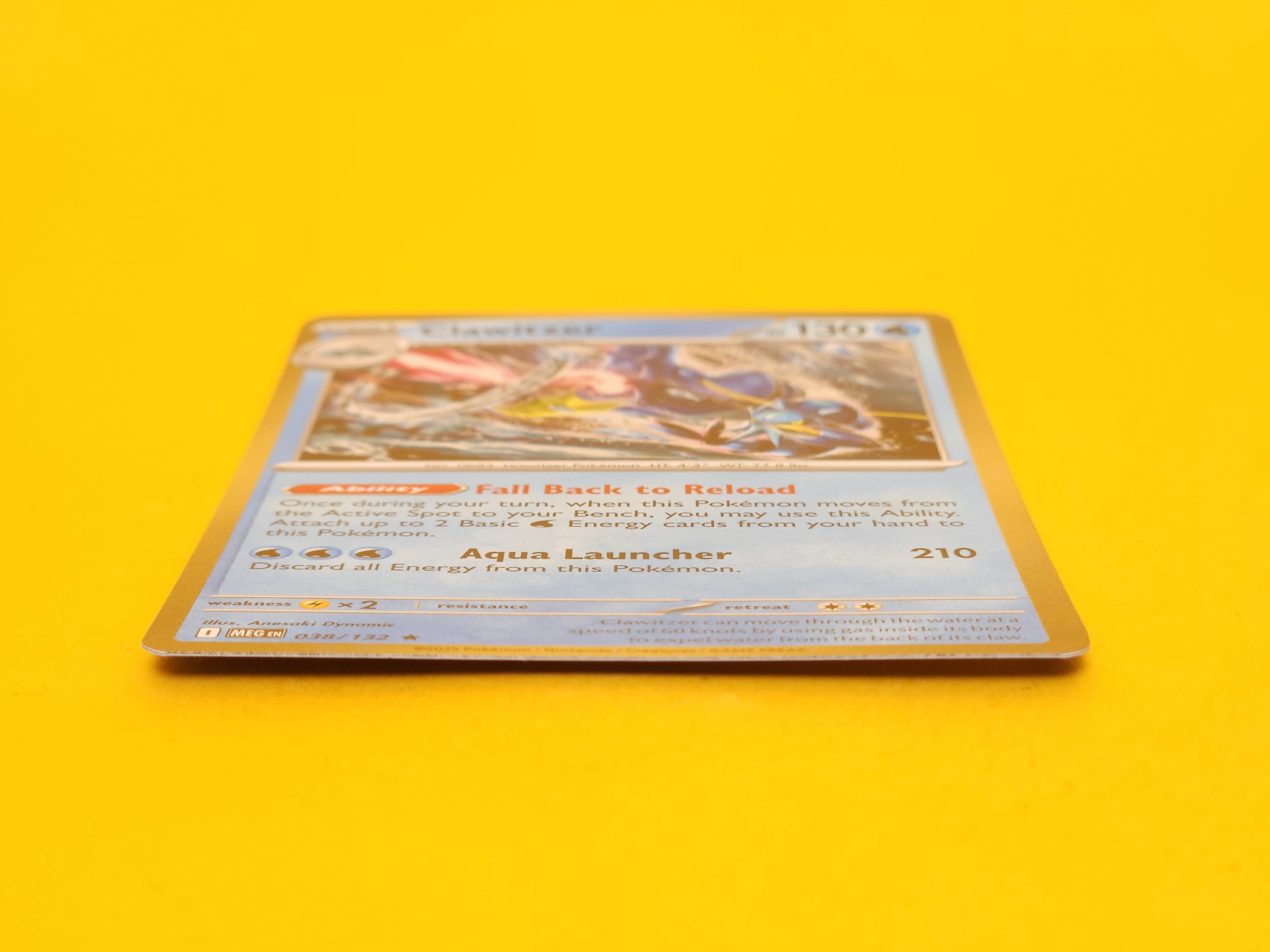 Clawitzer: 038/132 – 2025 Pokémon Rare Holofoil
