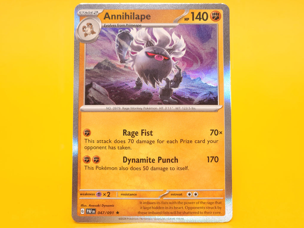 Annihilape: 047/091 – 2024 Pokémon Rare Holofoil