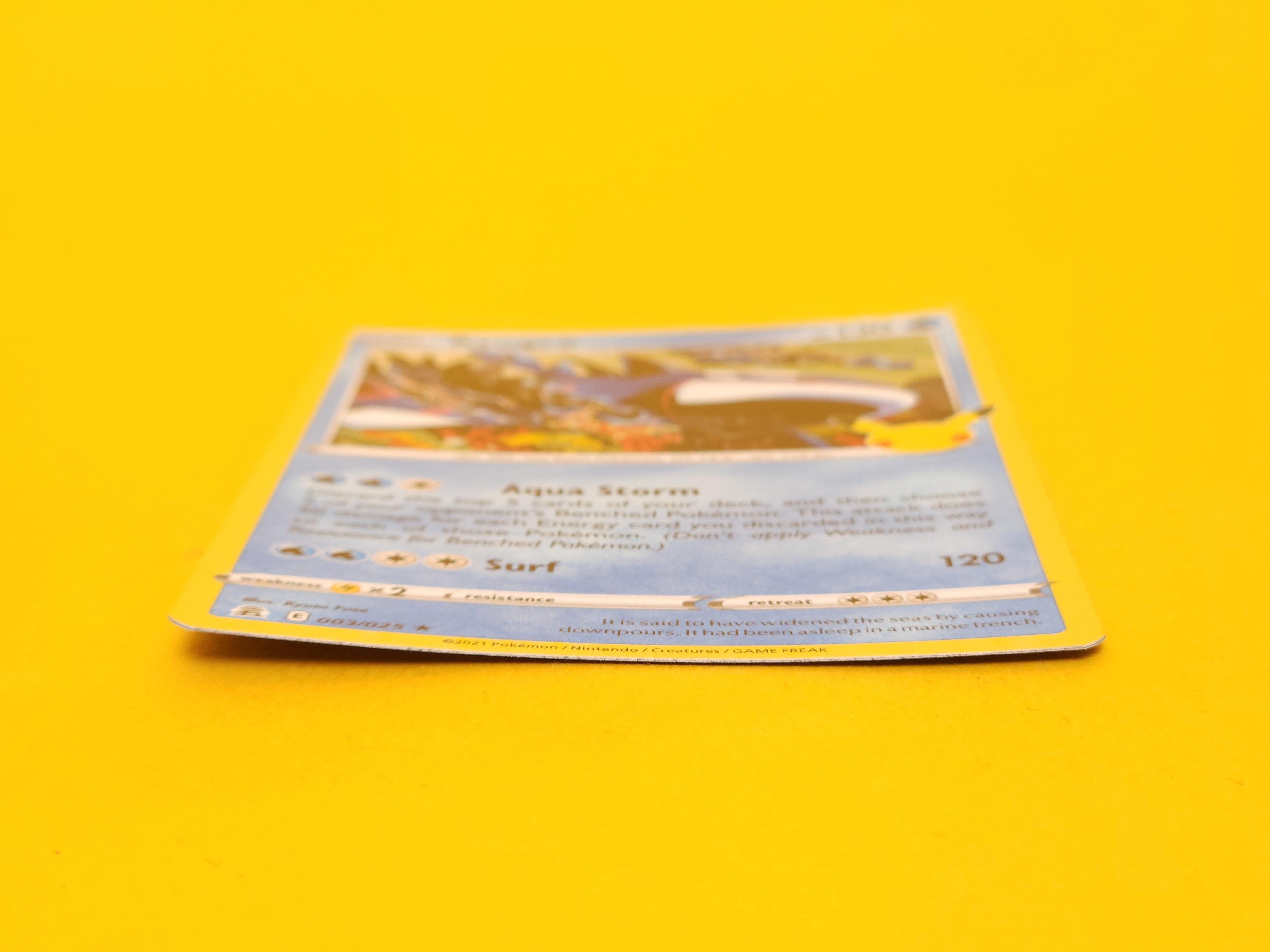 Kyogre: 003/025 – 2021 Pokémon Rare Holofoil