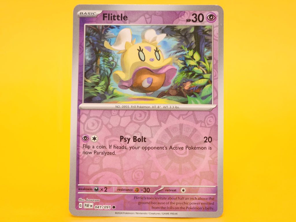 Flittle: 041/091 – 2024 Pokémon Common Reverse Holofoil