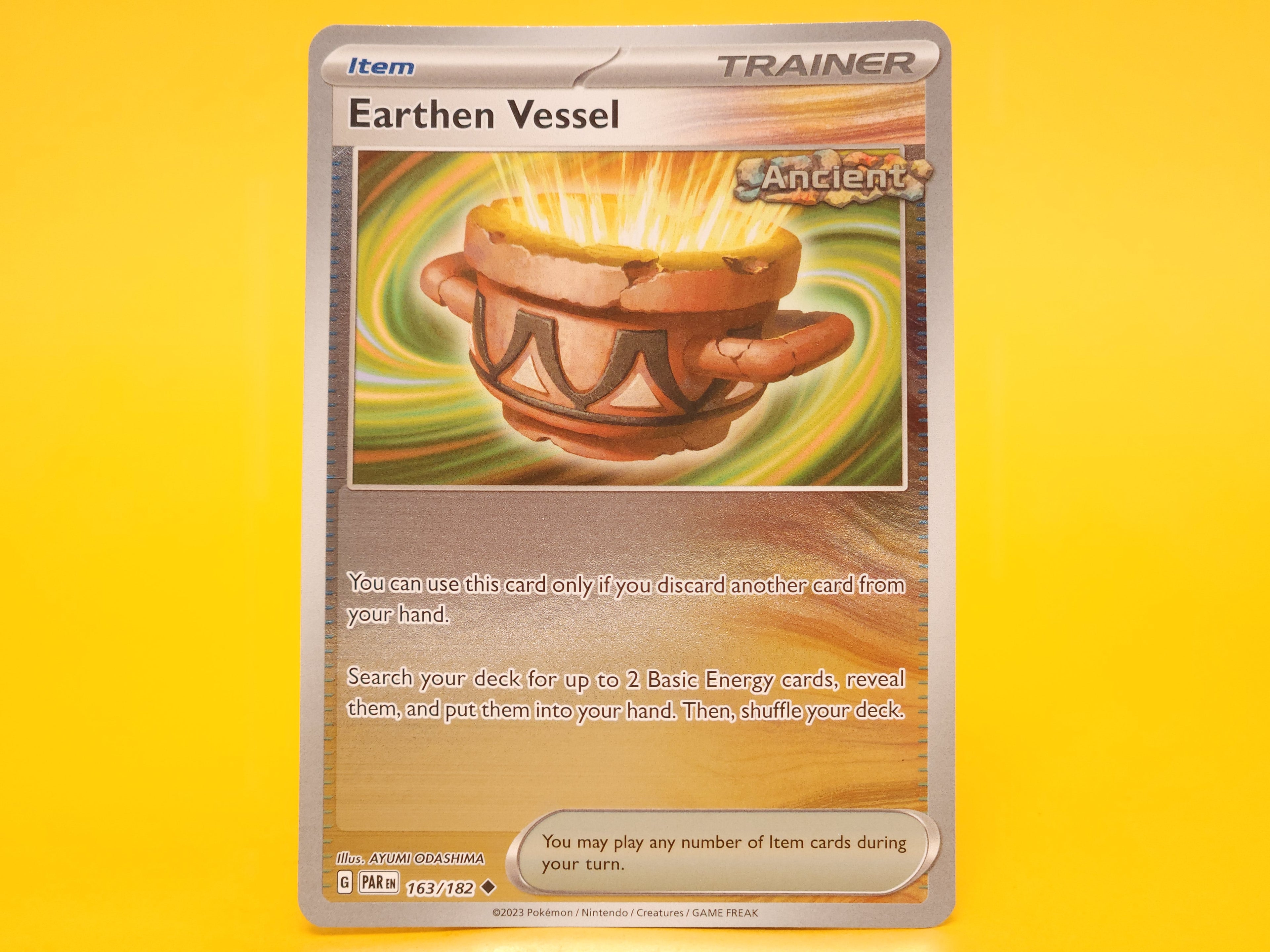 Earthen Vessel: 163/182 – 2023 Pokémon Ucommon Reverse Holofoil