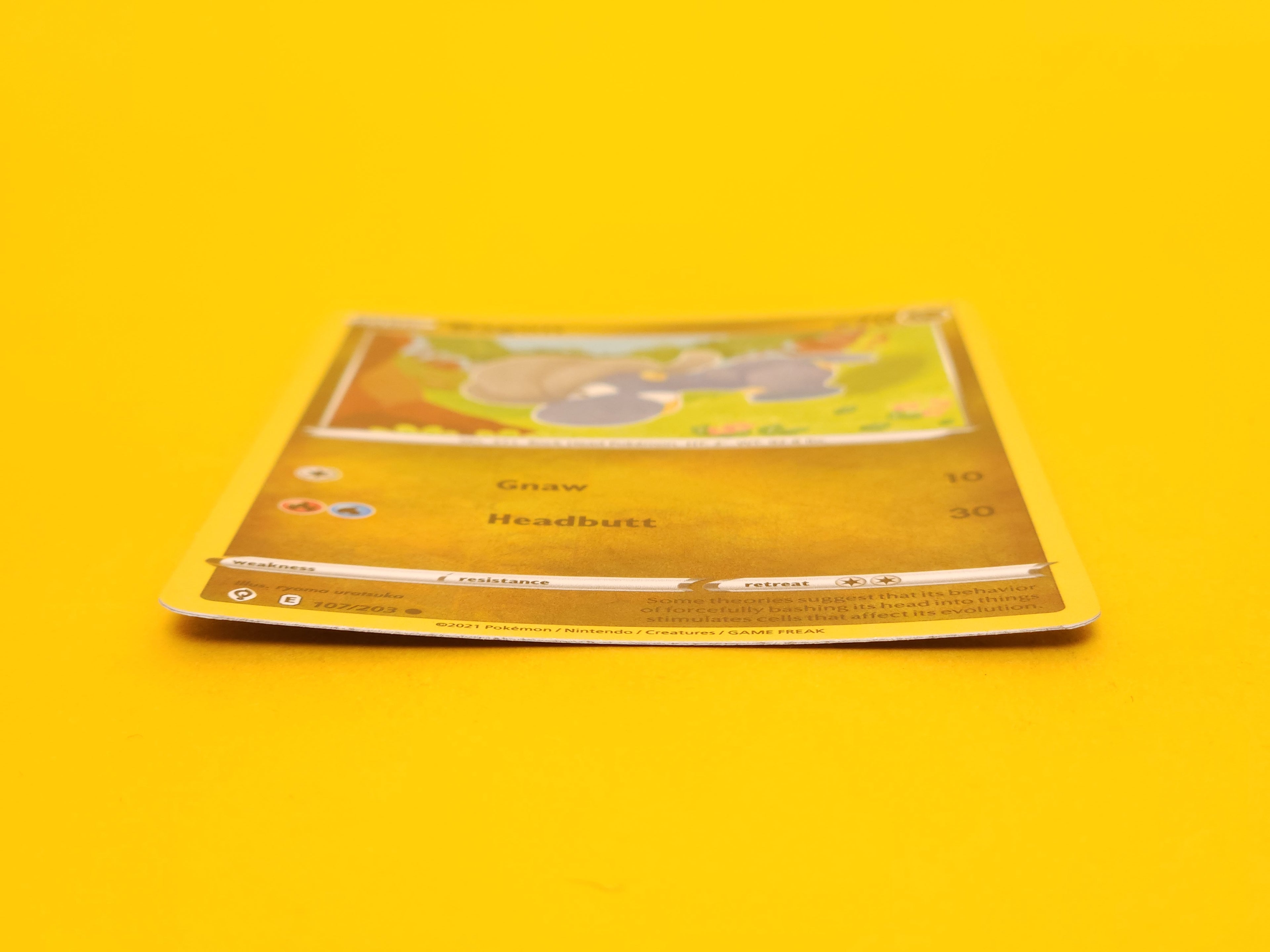 Bagon: 107/203 – 2021 Pokémon Common Reverse Holofoil