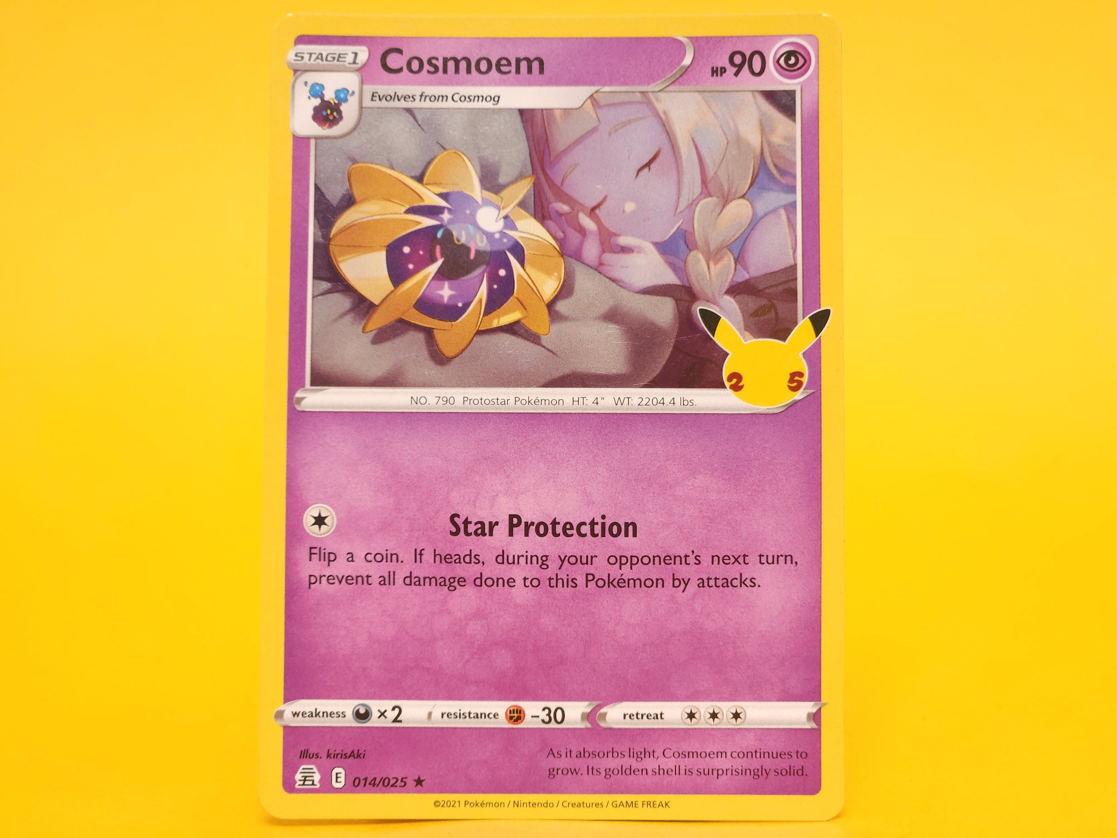 Cosmoem: 014/025 – 2021 Pokémon Rare Holofoil