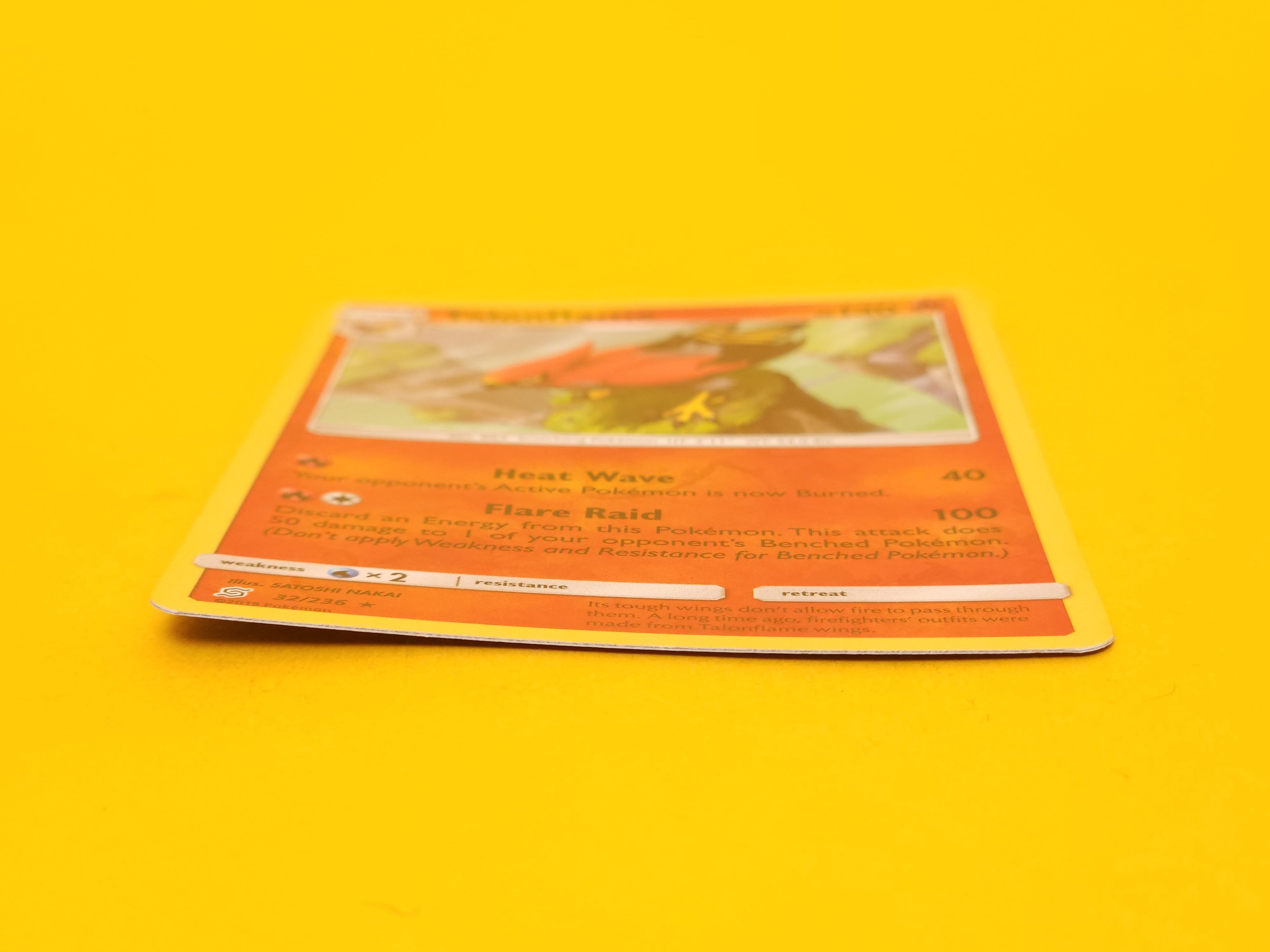 Talonflame: 32/236 – 2019 Pokémon Rare Reverse Holofoil