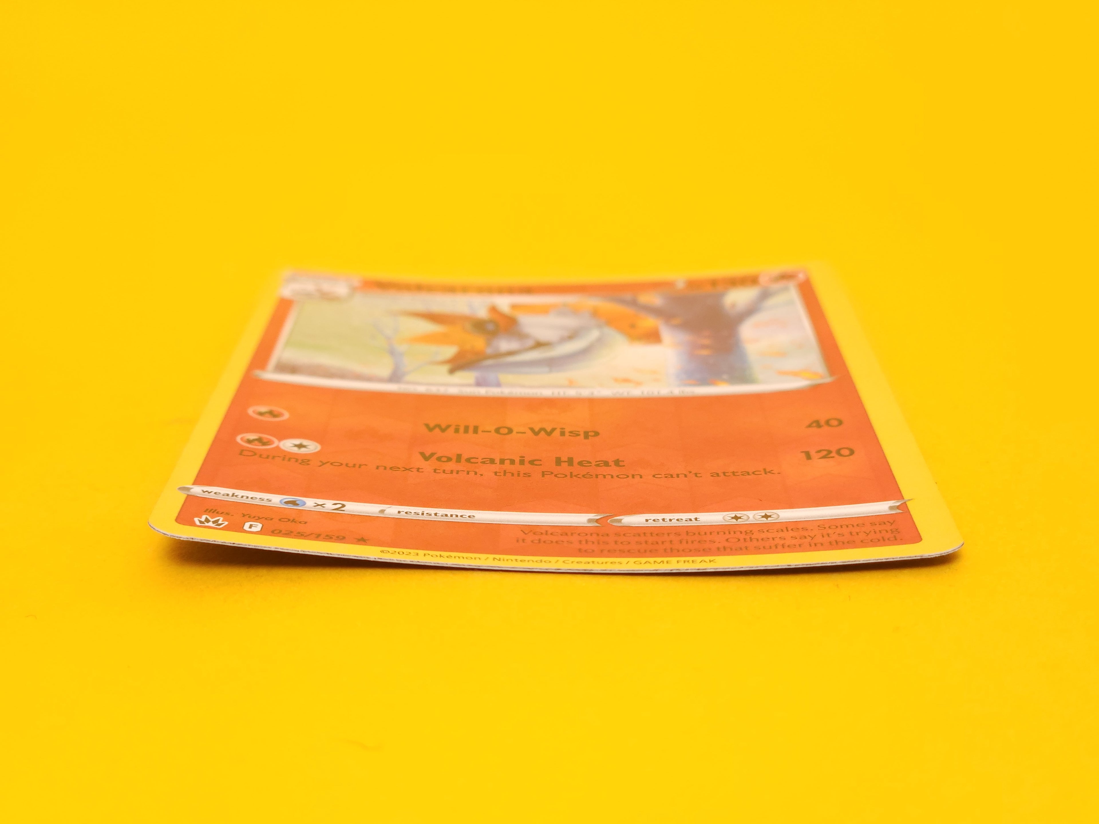 Volcarona: 025/159 – 2023 Pokémon Rare Reverse Holofoil
