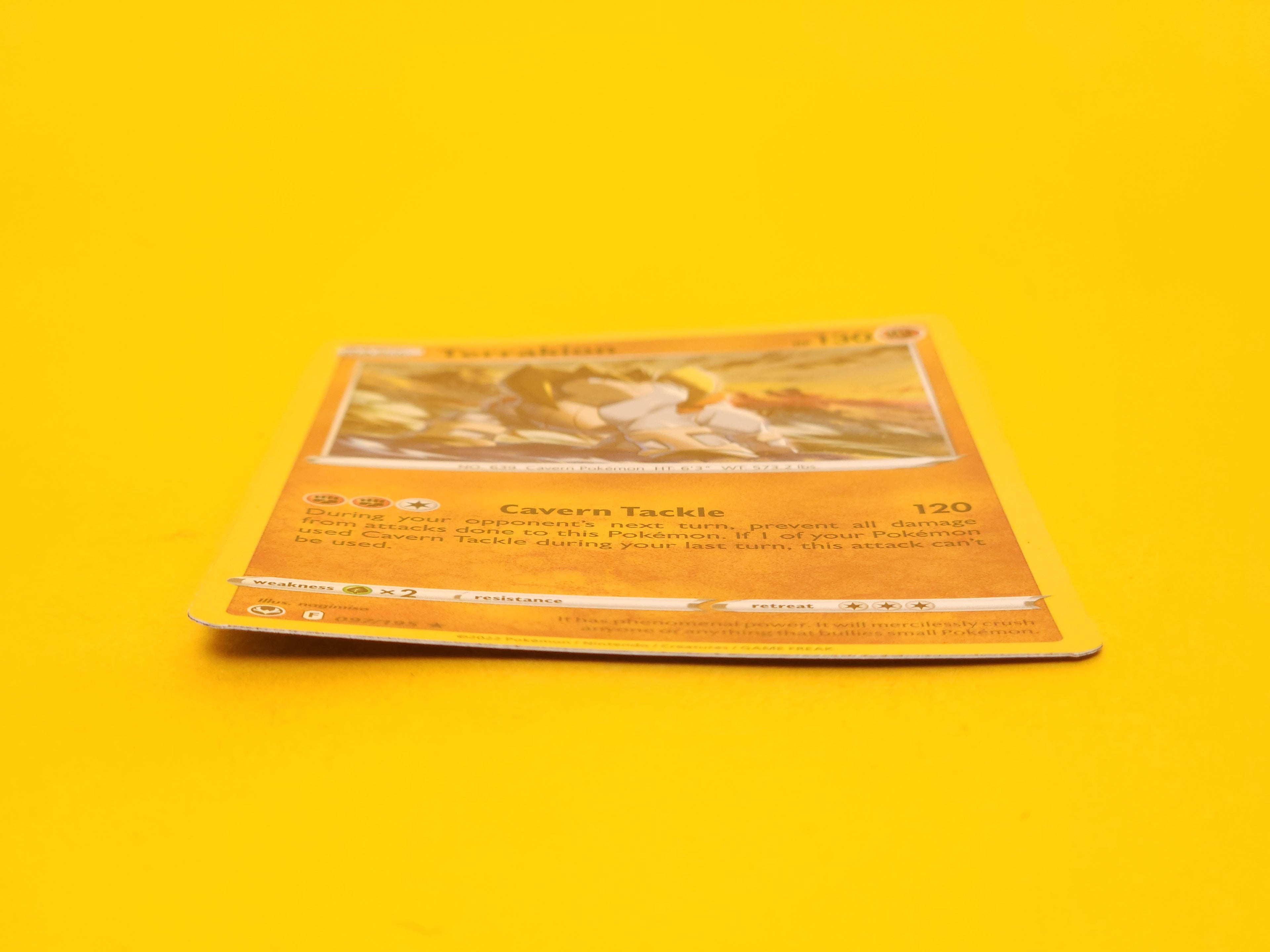 Terrakion: 097/195 – 2022 Pokémon Rare Holofoil