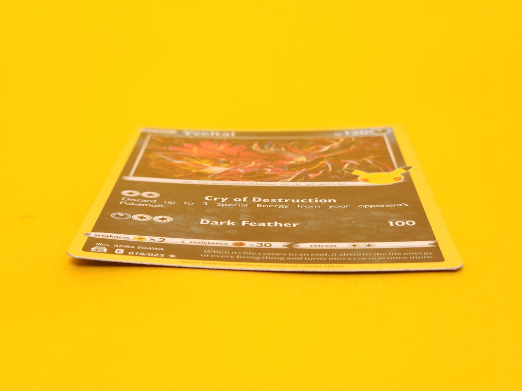 Yveltal: 019/025 – 2021 Pokémon Rare Holofoil