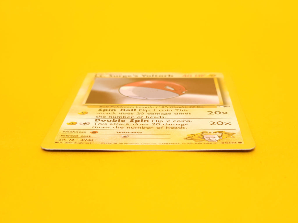 Lt. Surge’s Voltorb: 84/132 – 2000 Pokémon Common 1st Edition