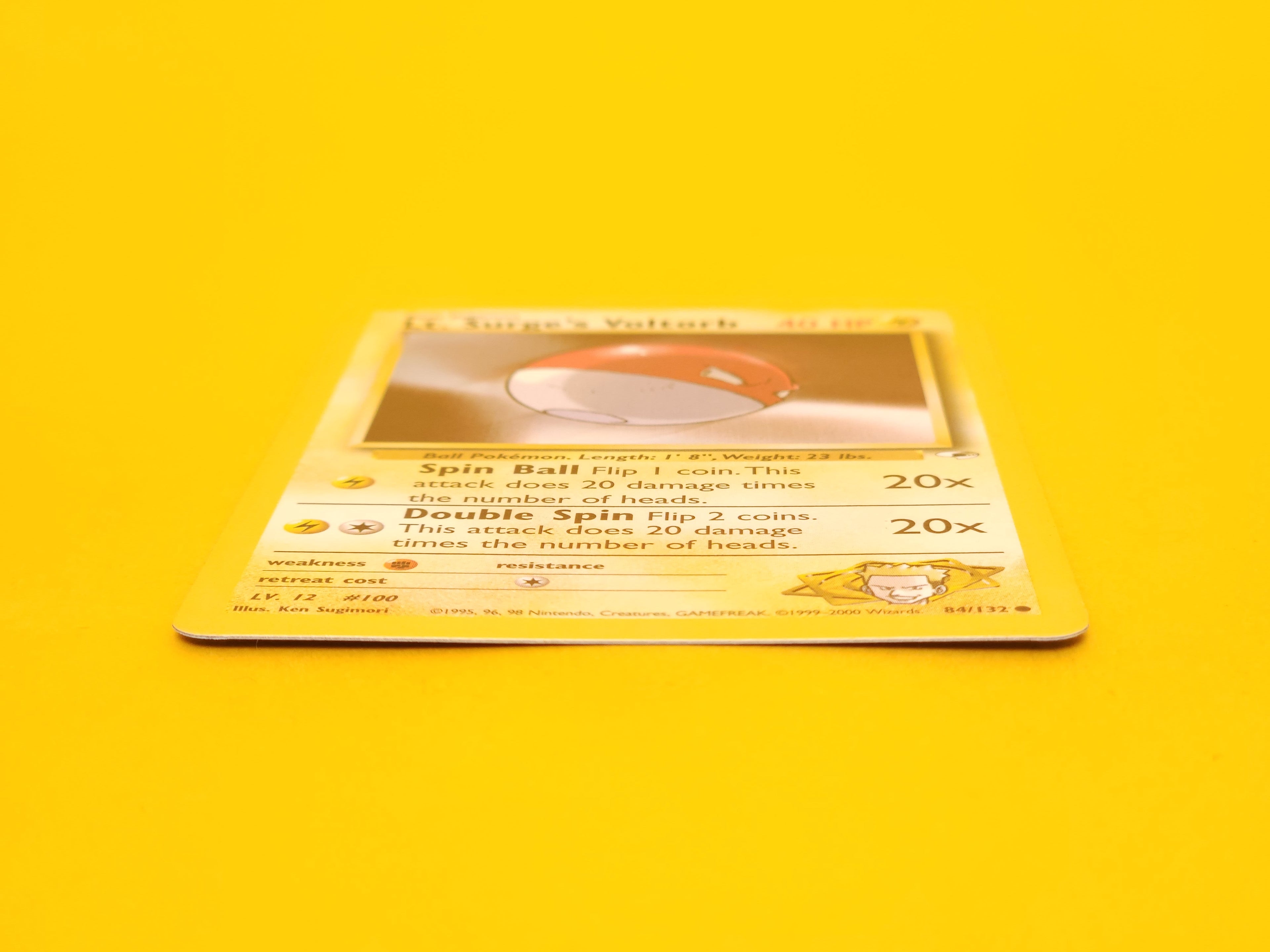 Lt. Surge’s Voltorb: 84/132 – 2000 Pokémon Common 1st Edition