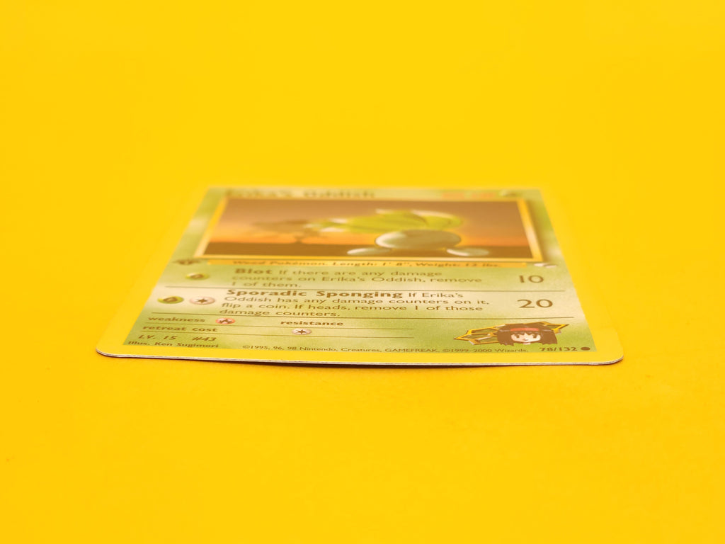 Erika's Oddish: 78/132 – 2000 Pokémon Common 1st Edition