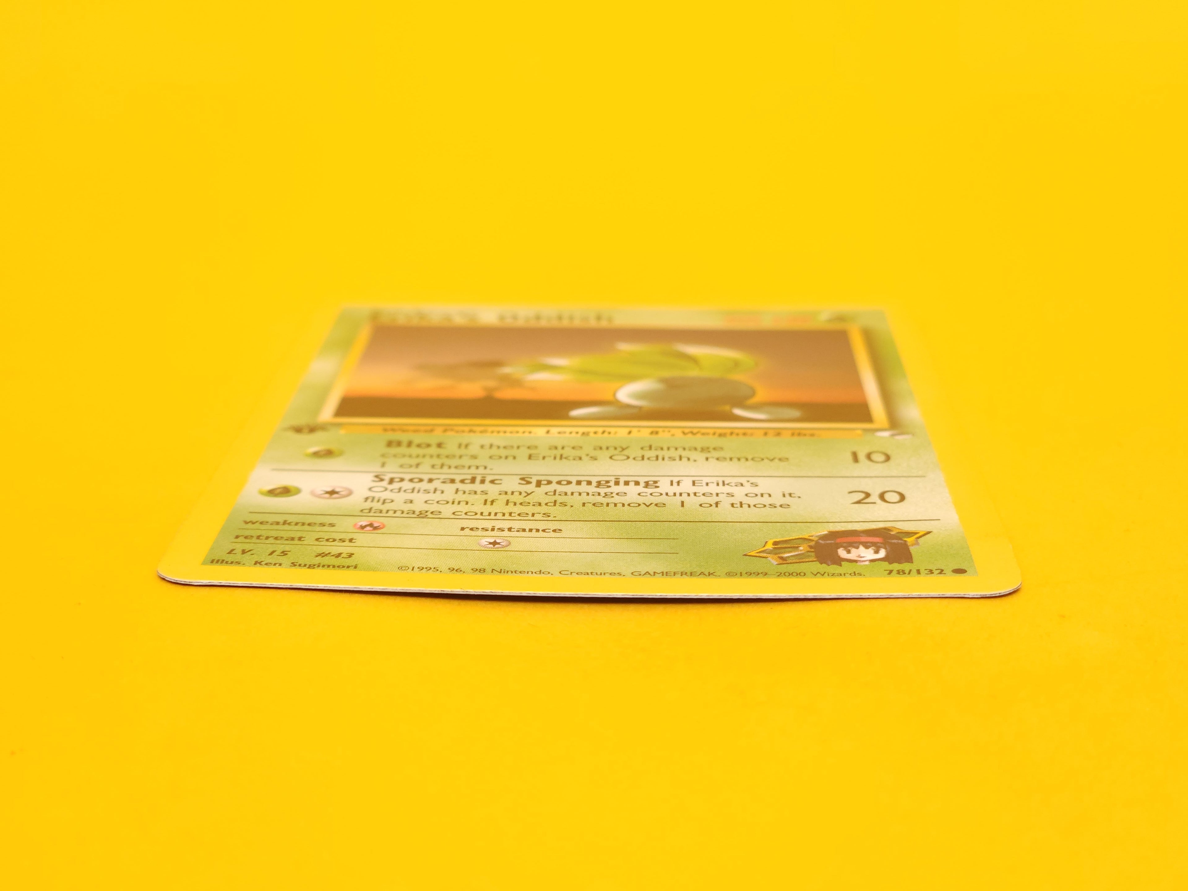 Erika's Oddish: 78/132 – 2000 Pokémon Common 1st Edition