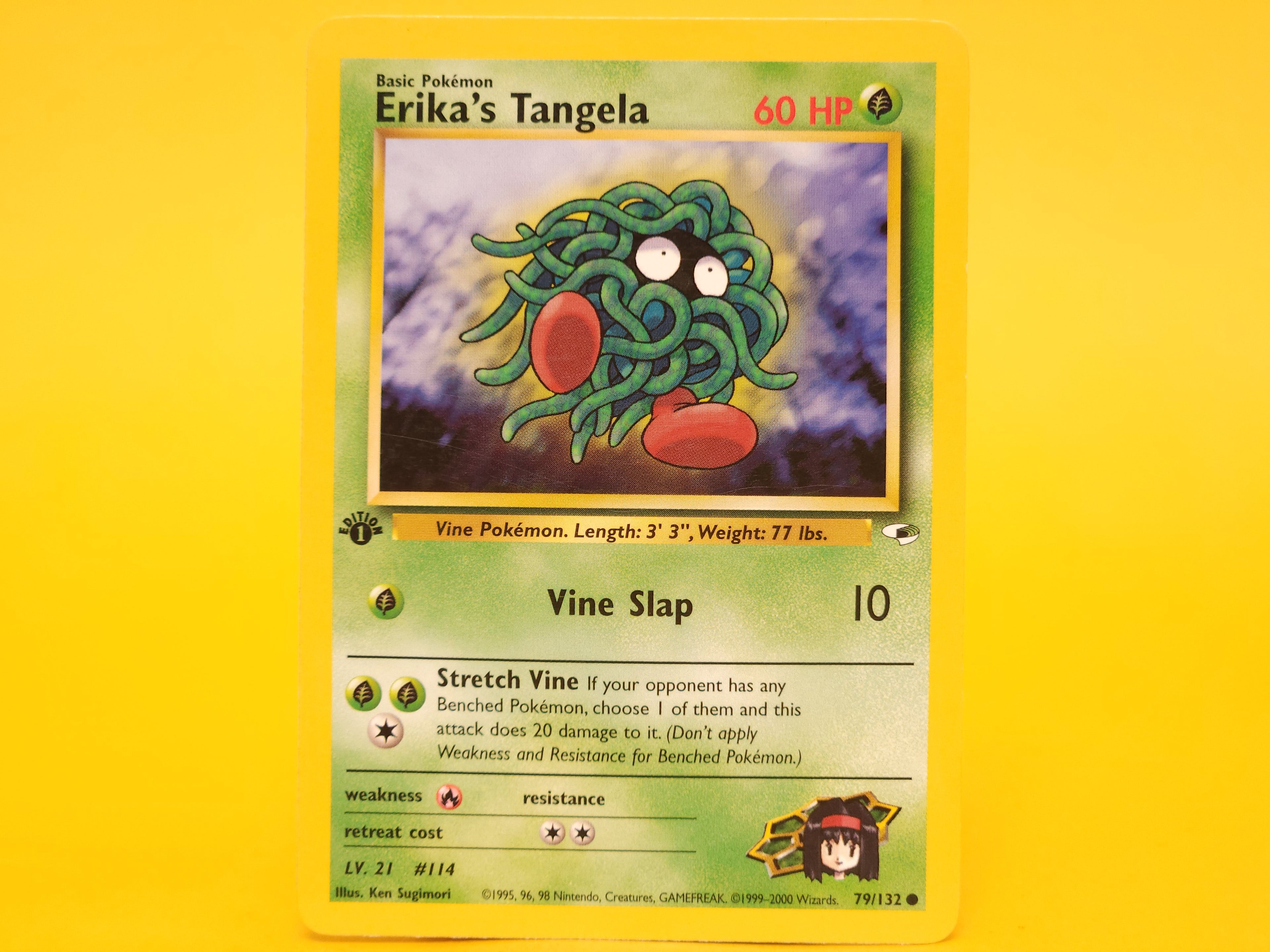 Erika's Tangela: 79/132 – 2000 Pokémon Common 1st Edition