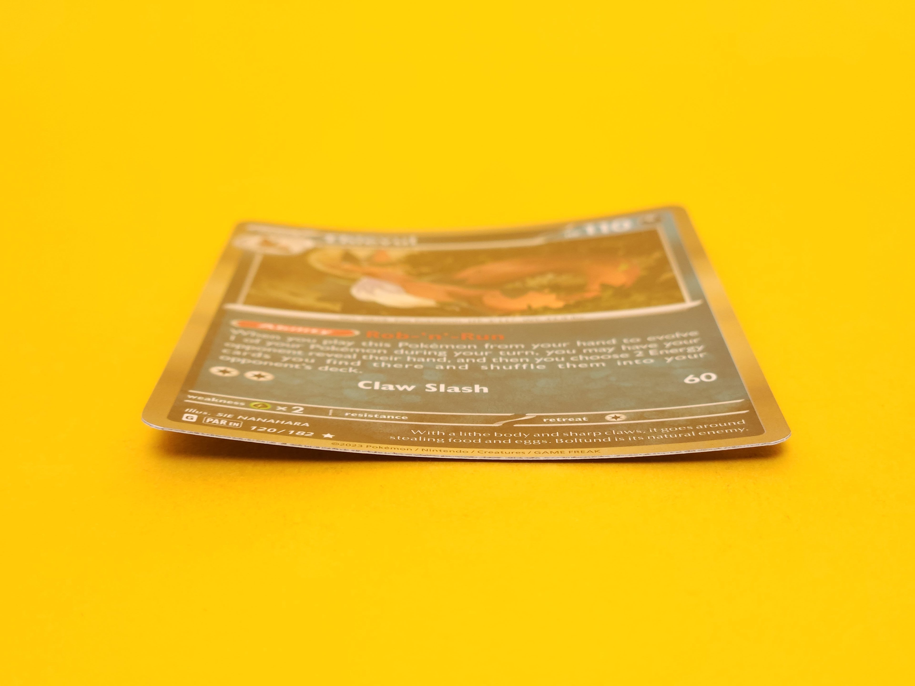 Thievul: 120/182 – 2023 Pokémon Rare Holofoil
