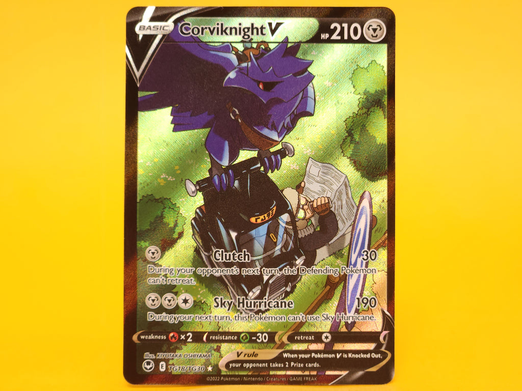 Corviknight V: TG18/TG30 – 2022 Pokémon Trainer Gallery Holo Rare V Holofoil