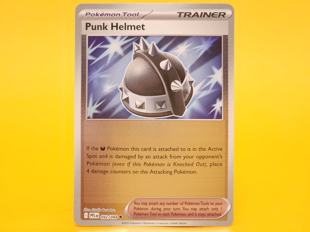 Punk Helmet: 092/094 – 2025 Pokémon Uncommon Reverse Holofoil