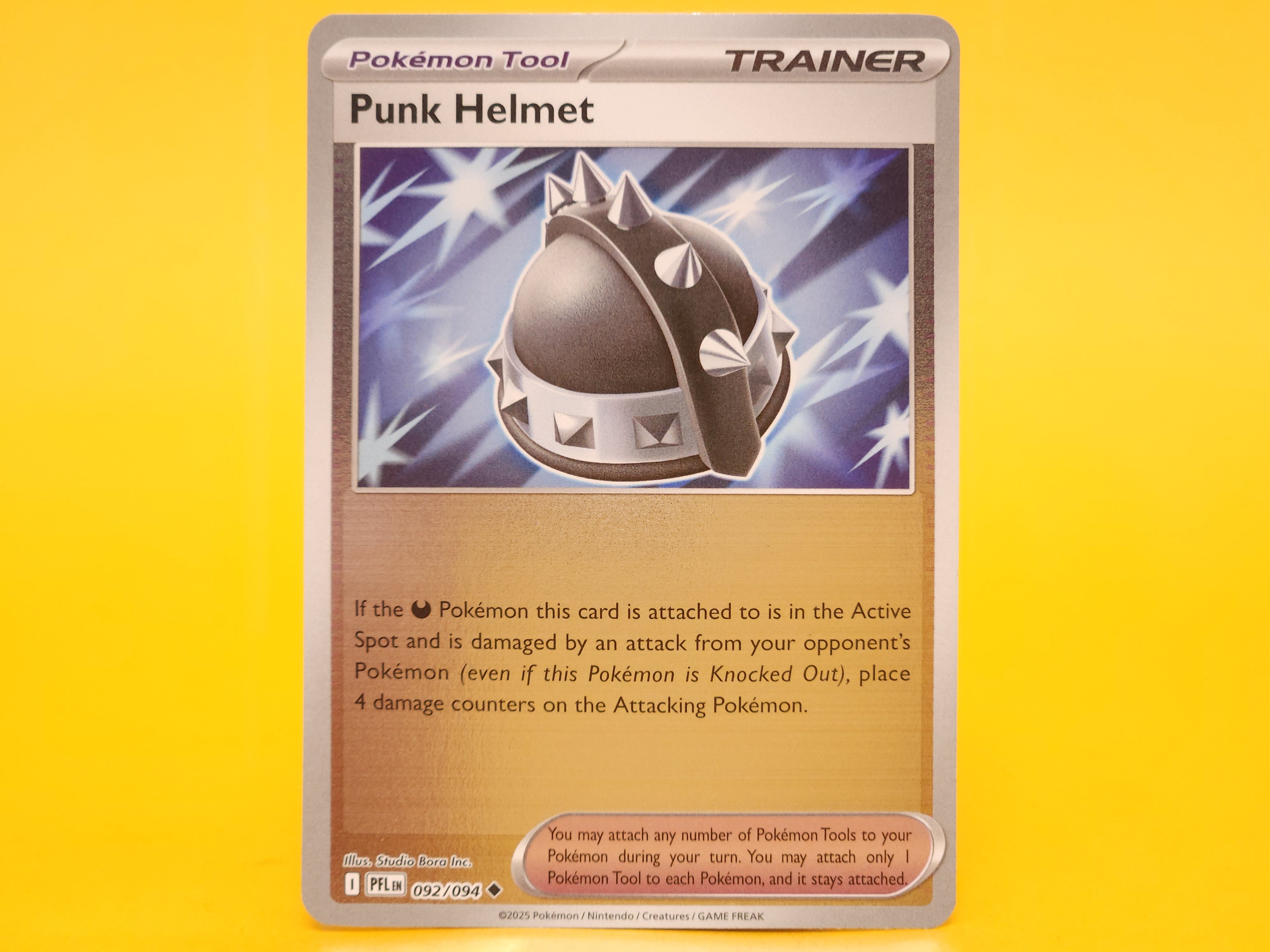 Punk Helmet: 092/094 – 2025 Pokémon Uncommon Reverse Holofoil