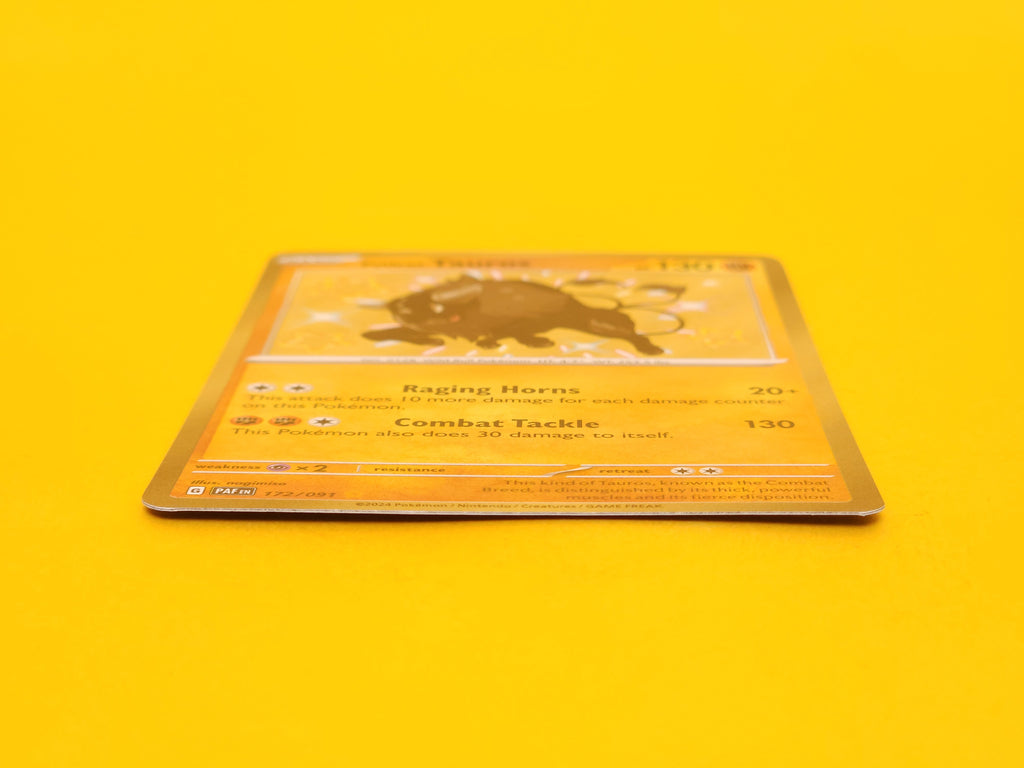 Paldean Tauros: 172/091 – 2024 Pokémon Shiny Rare Holofoil