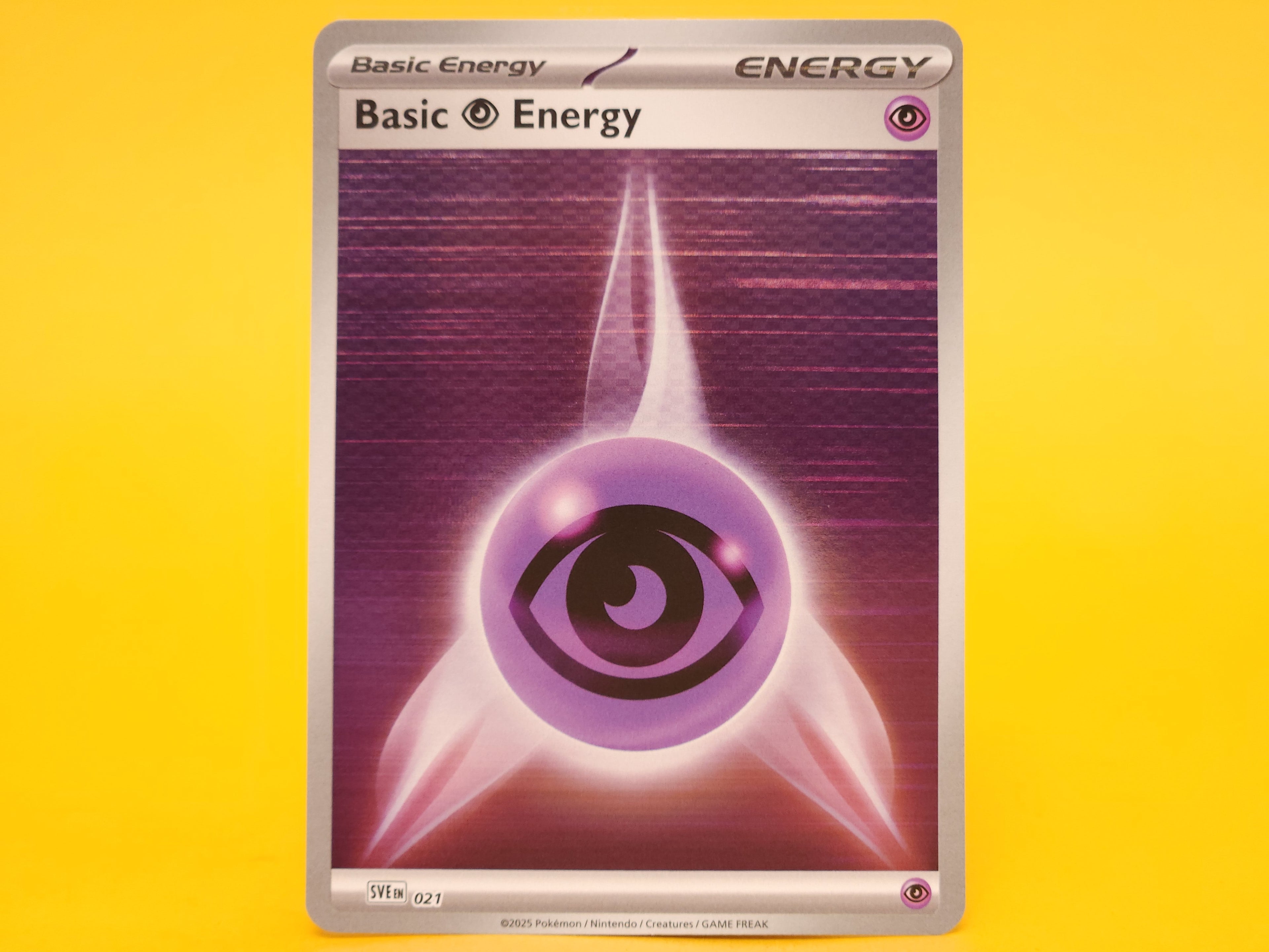 Basic Psychic Energy: 021 – 2025 Pokémon Holofoil