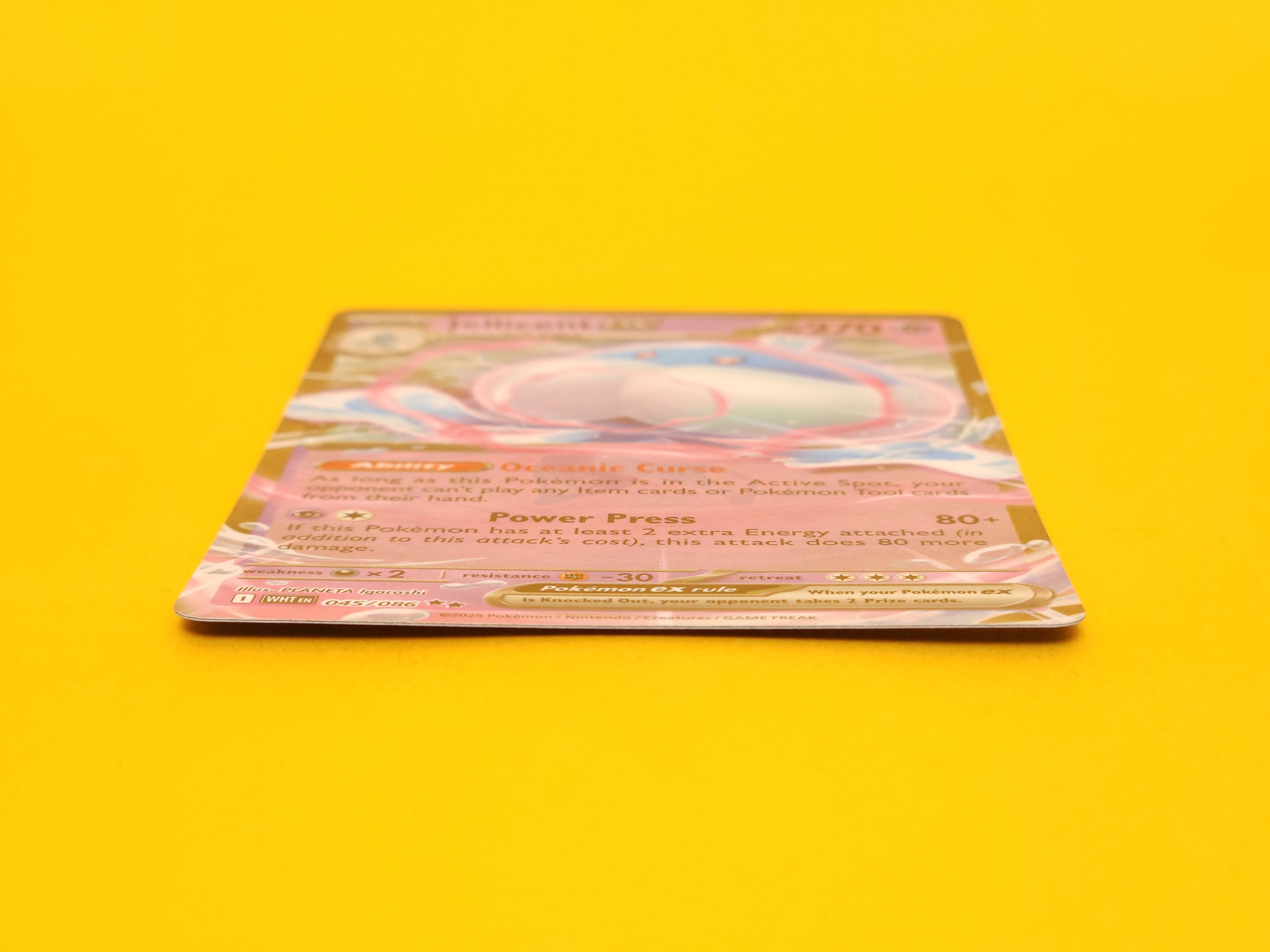 Jellicent ex: 045/086 – 2025 Pokémon Double Rare Holofoil