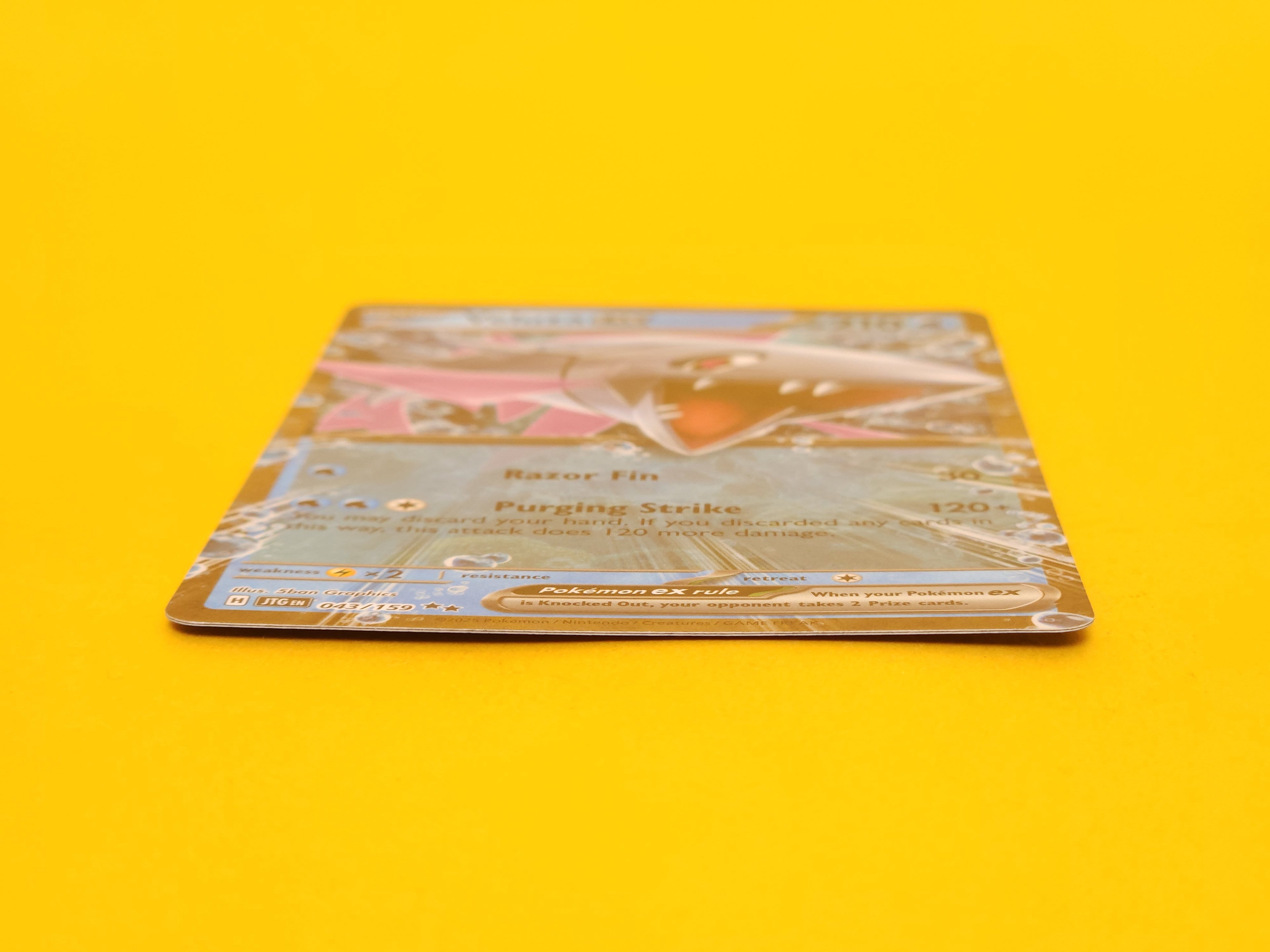 Veluza ex: 043/159 – 2025 Pokémon Double Rare Holofoil