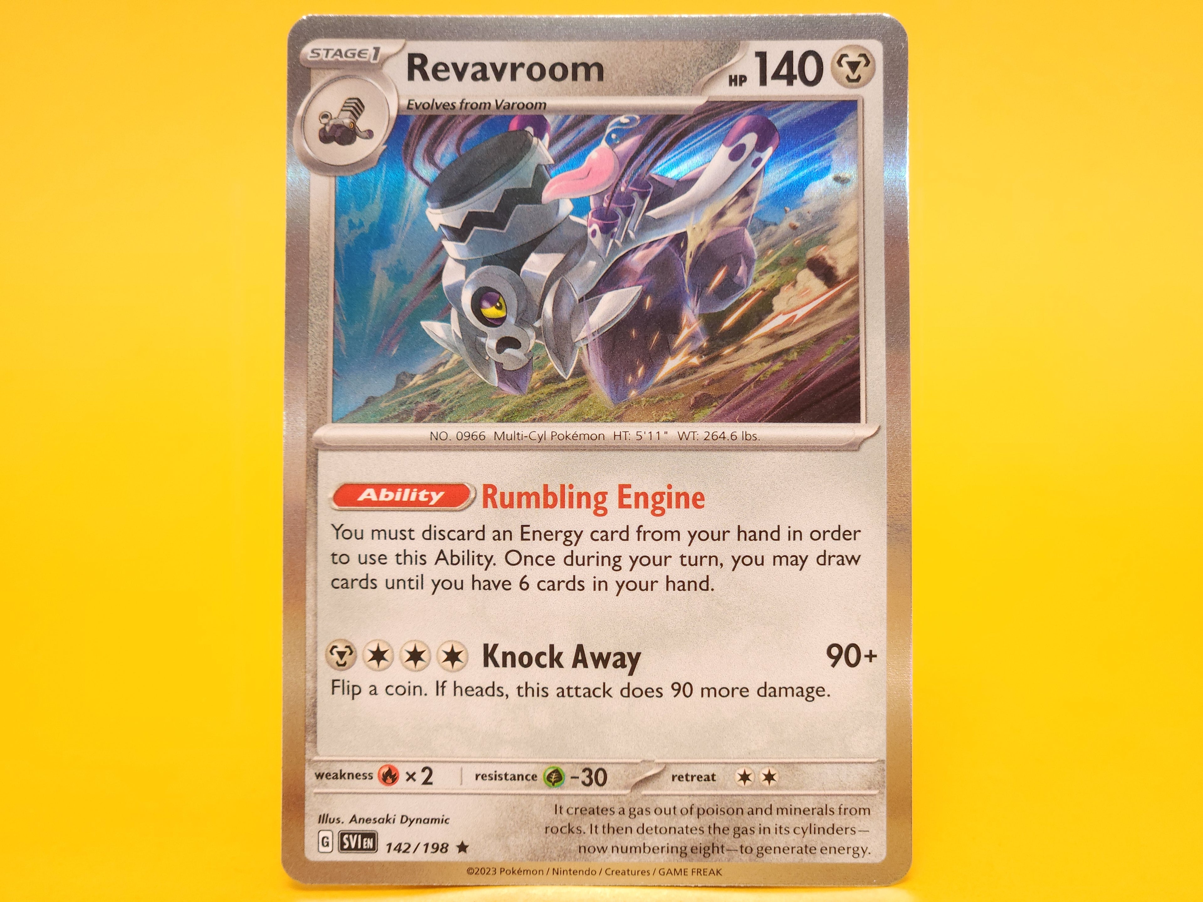 Revavroom: 142/198 – 2023 Pokémon Rare Holofoil