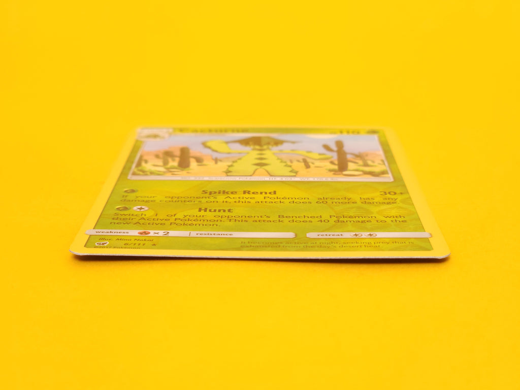 Cacturne: 6/111 – 2017 Pokémon Rare Reverse Holofoil