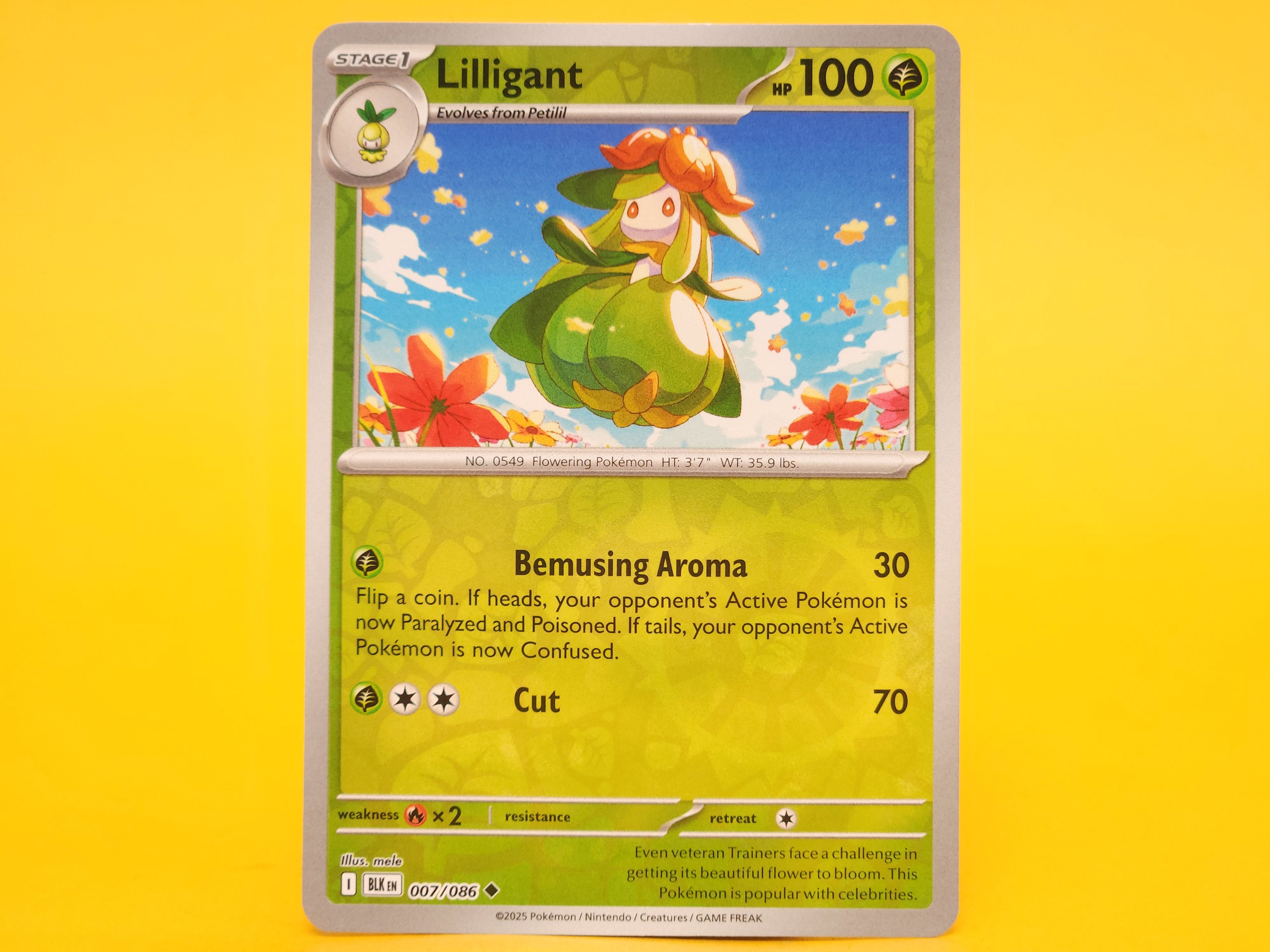 Lilligant: 007/086 – 2025 Pokémon Uncommon Reverse Holofoil