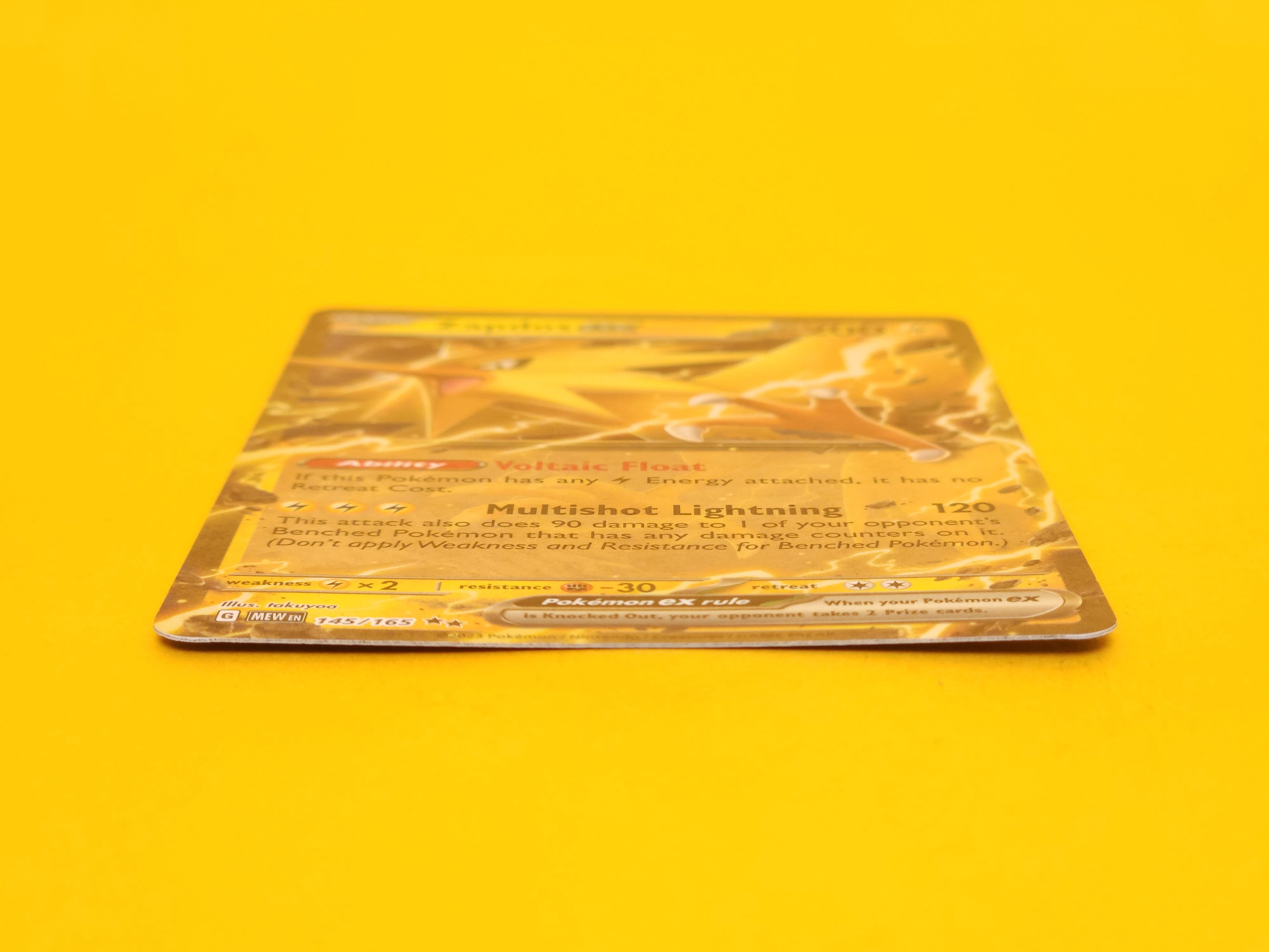 Zapdos ex: 145/165 – 2025 Pokémon Double Rare Holofoil