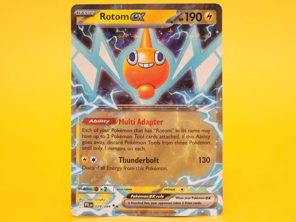 Rotom ex: 029/094 – 2025 Pokémon Double Rare Holofoil