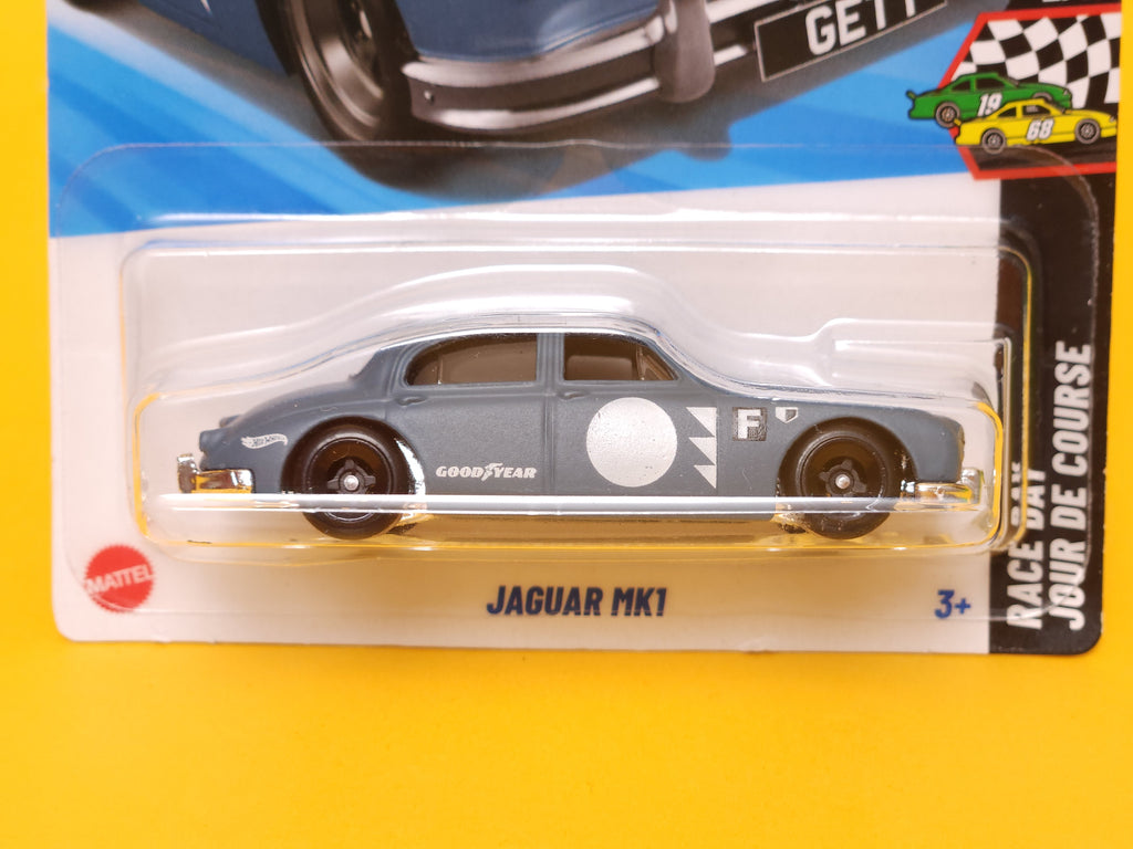 Jaguar Mk1: Matte Blue-Grey – 2025 Mattel Hot Wheels Basic