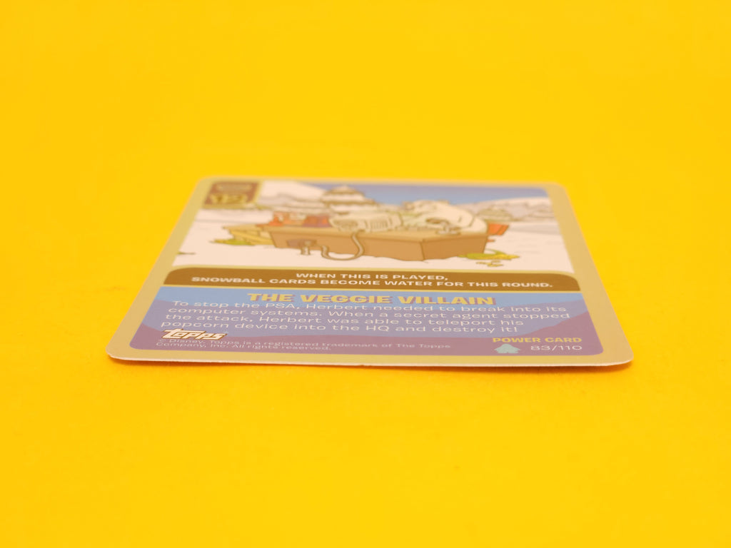 The Veggie Villain: 83/110 – 2010 Topps Disney Club Penguin Holofoil
