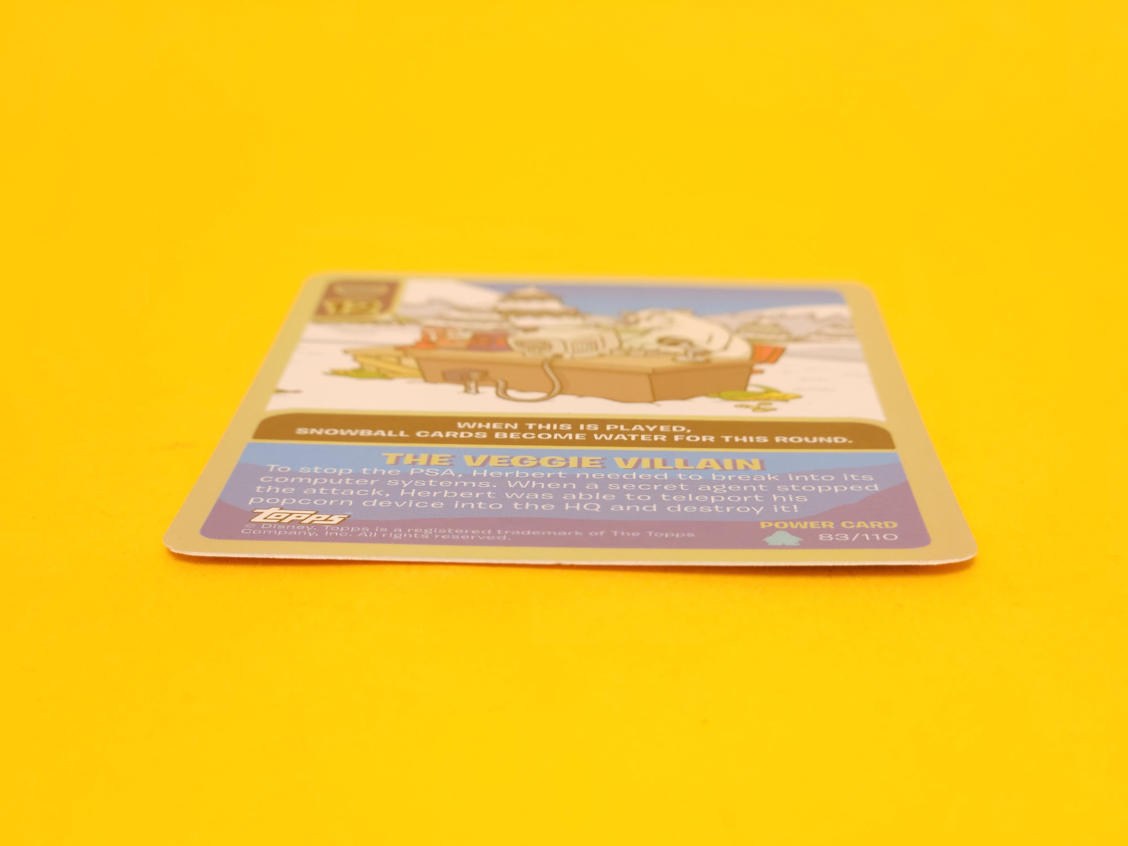 The Veggie Villain: 83/110 – 2010 Topps Disney Club Penguin Holofoil