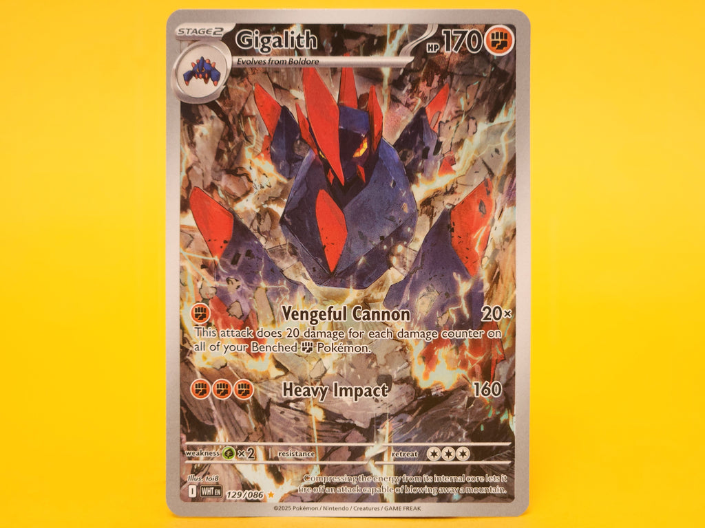 Gigalith: 129/086 – 2025 Pokémon Illustration Rare Holofoil