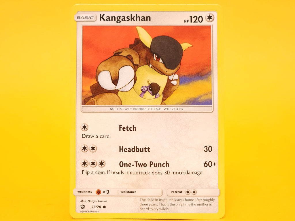 Kangaskhan: 55/70 – 2018 Pokémon Common