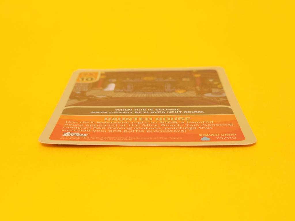 Haunted House: 73/110 – 2010 Topps Disney Club Penguin Holofoil
