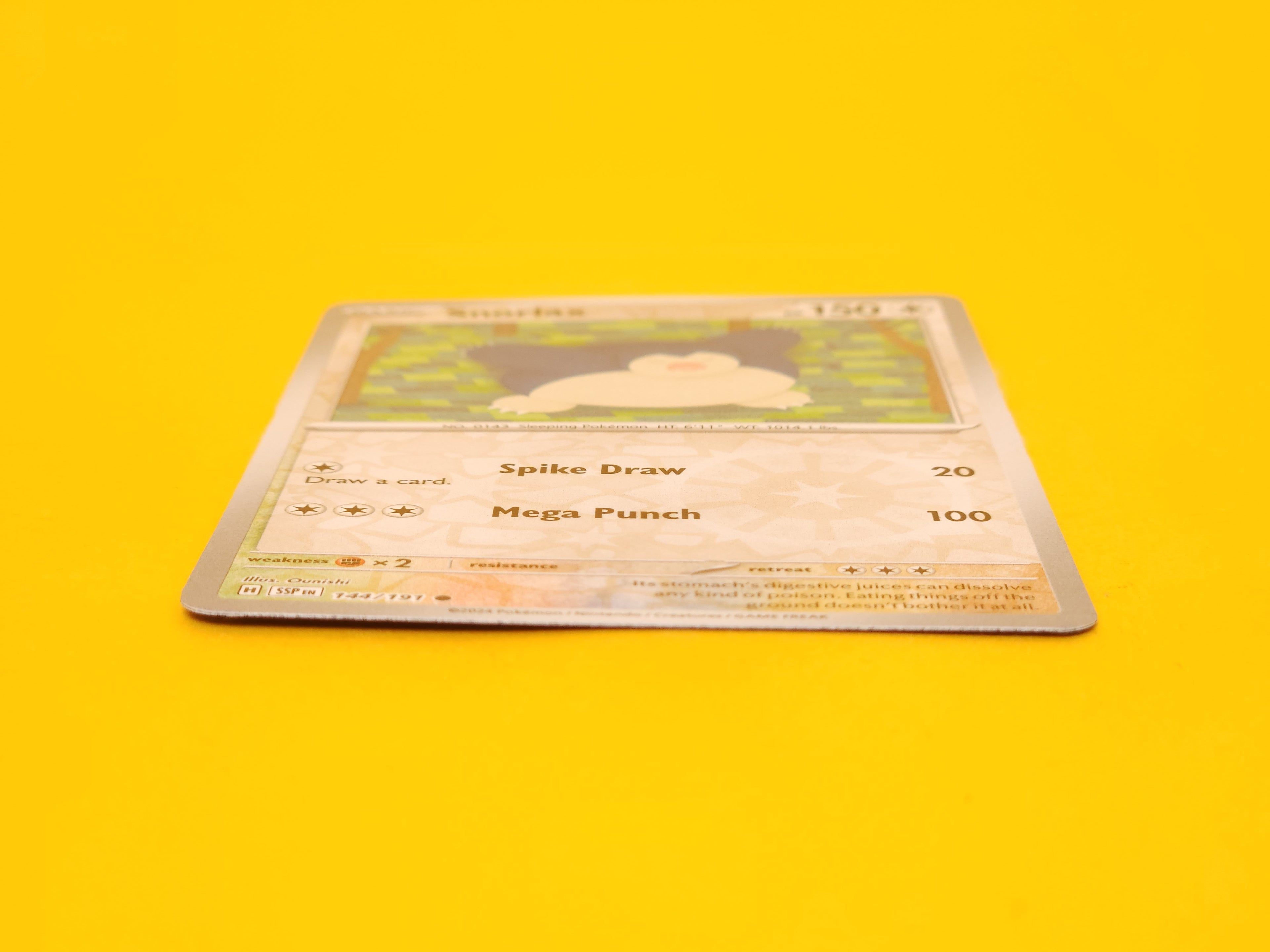Snorlax: 144/191 – 2024 Pokémon Common Reverse Holofoil