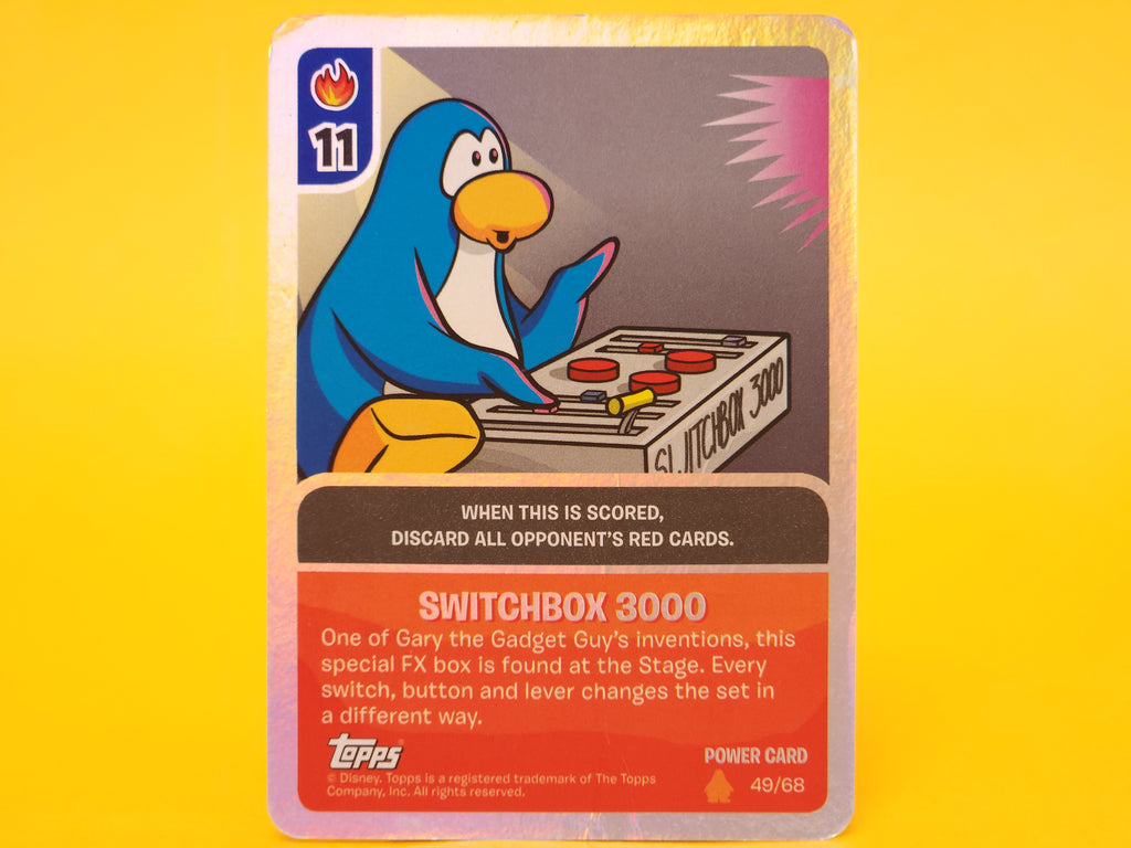 Switchbox 3000: 49/68 – 2009 Topps Disney Club Penguin Holofoil