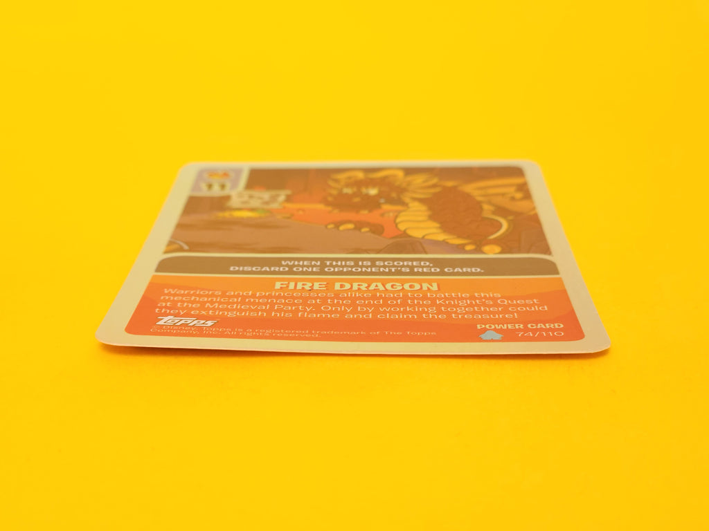 Fire Dragon: 74/110 – 2010 Topps Disney Club Penguin Holofoil