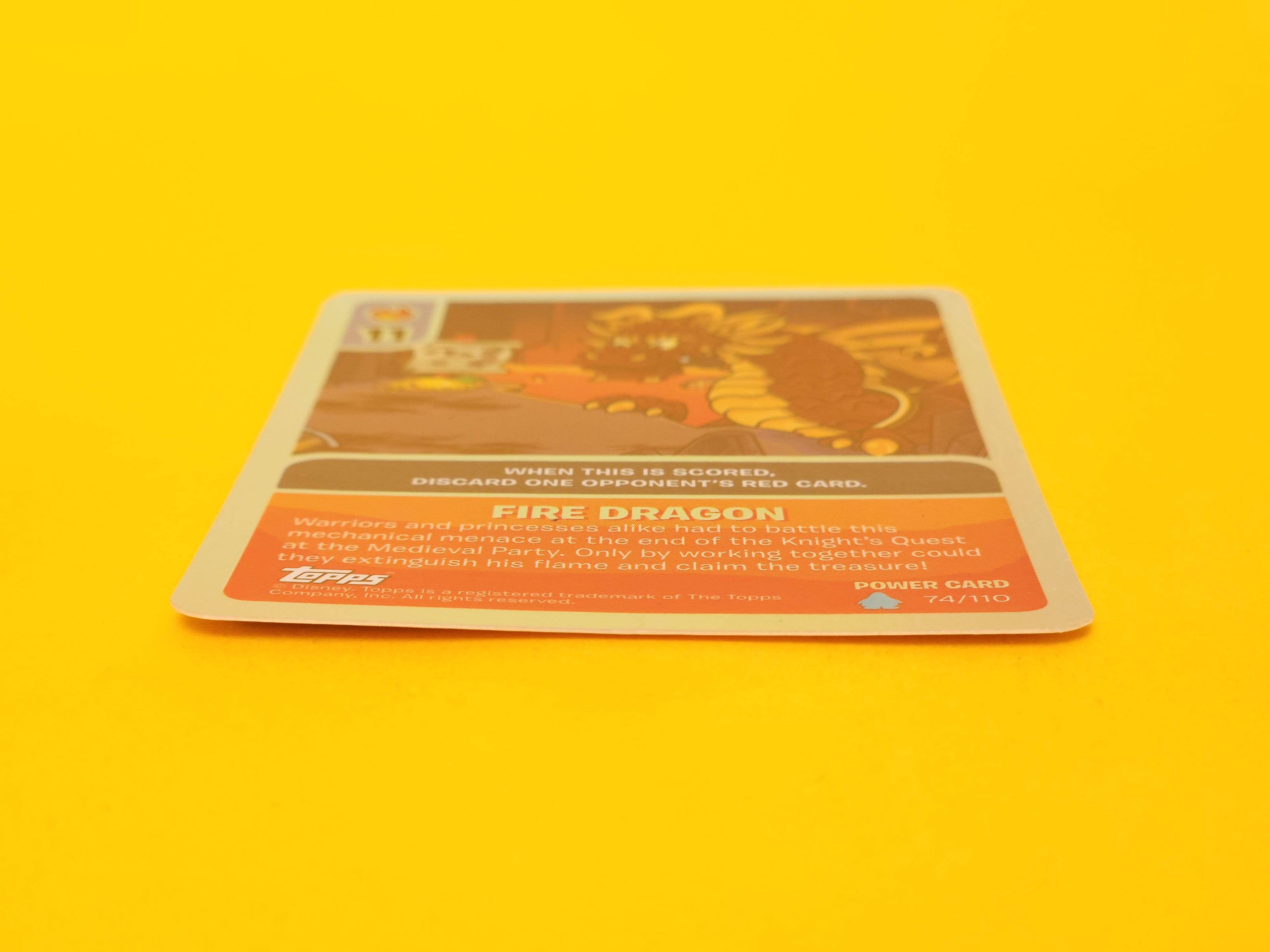 Fire Dragon: 74/110 – 2010 Topps Disney Club Penguin Holofoil