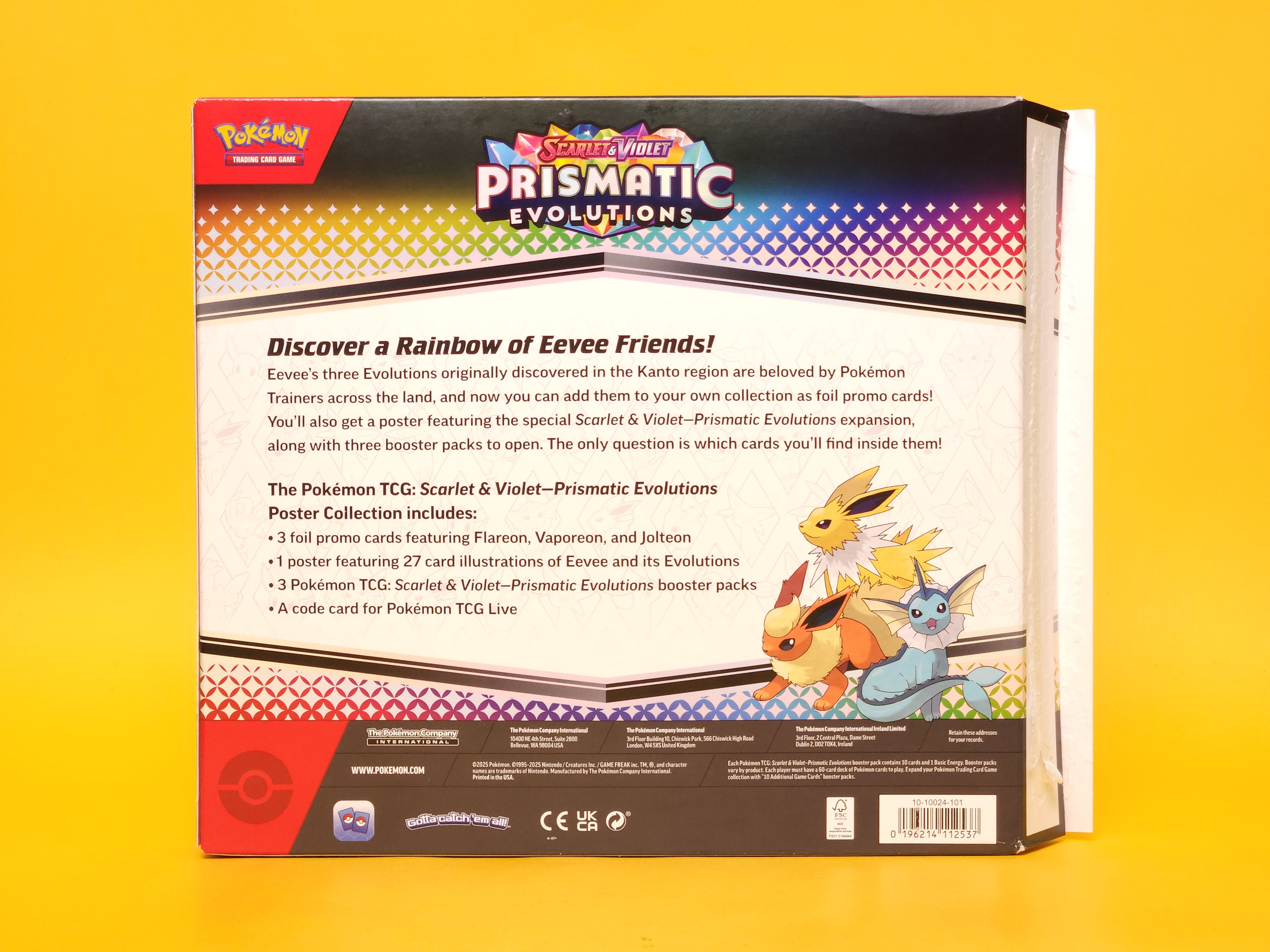 Prismatic Evolutions Poster Collection – 2025 Pokémon TCG