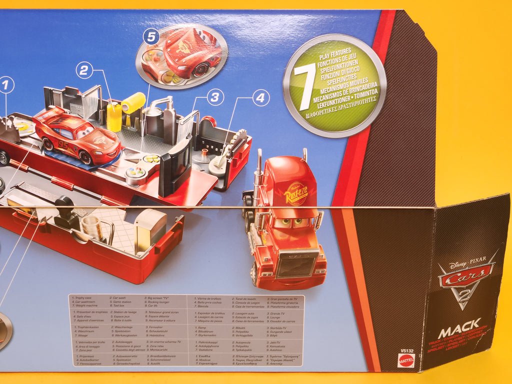 Mack Truck Playset – 2011 Mattel Disney Pixar Cars 2