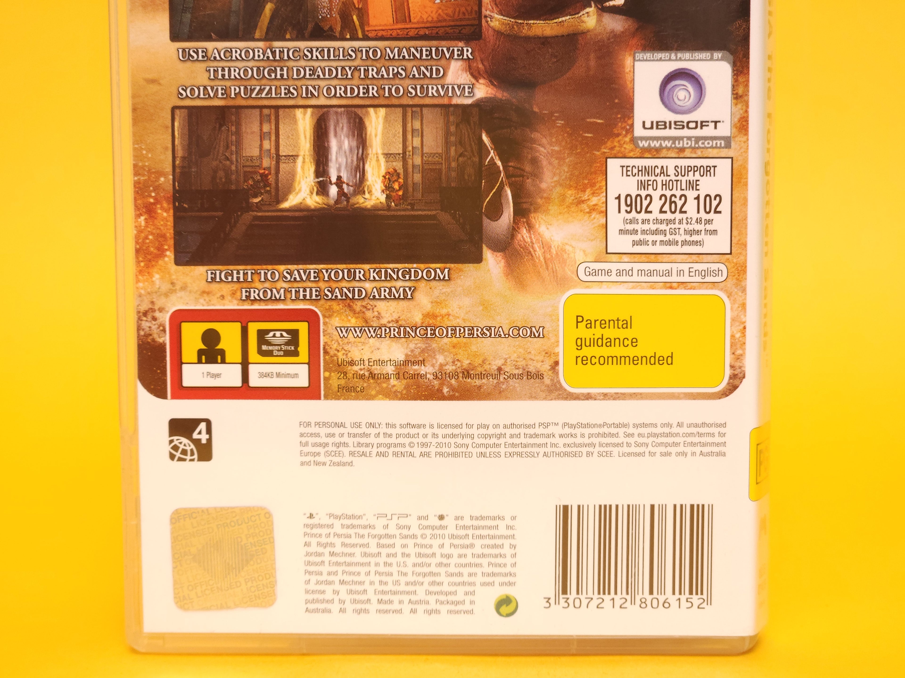 Prince Of Persia: The Forgotten Sands – 2010 PlayStation Portable