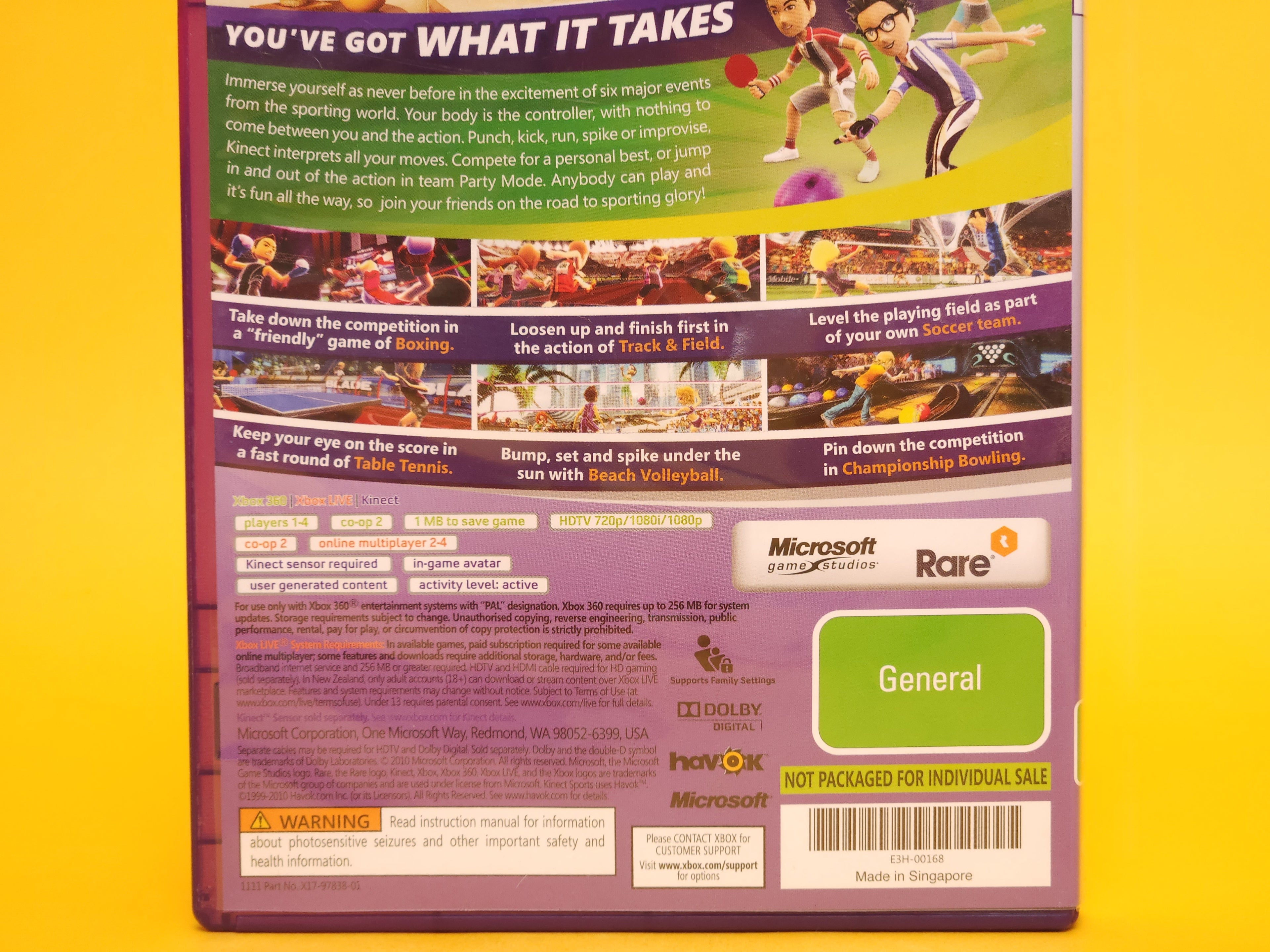 Kinect Sports – 2010 Xbox 360 Kinect
