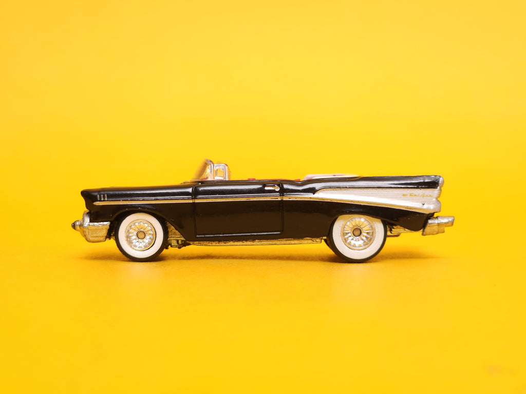 1957 Chevy Bel Air Convertible: Matte Black – 2014 Mattel Hot Wheels Premium