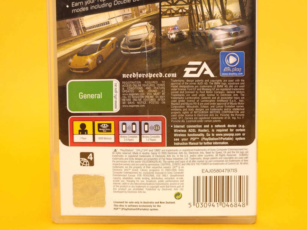 Need For Speed: Most Wanted 5-1-0 – 2005 PlayStation Portable