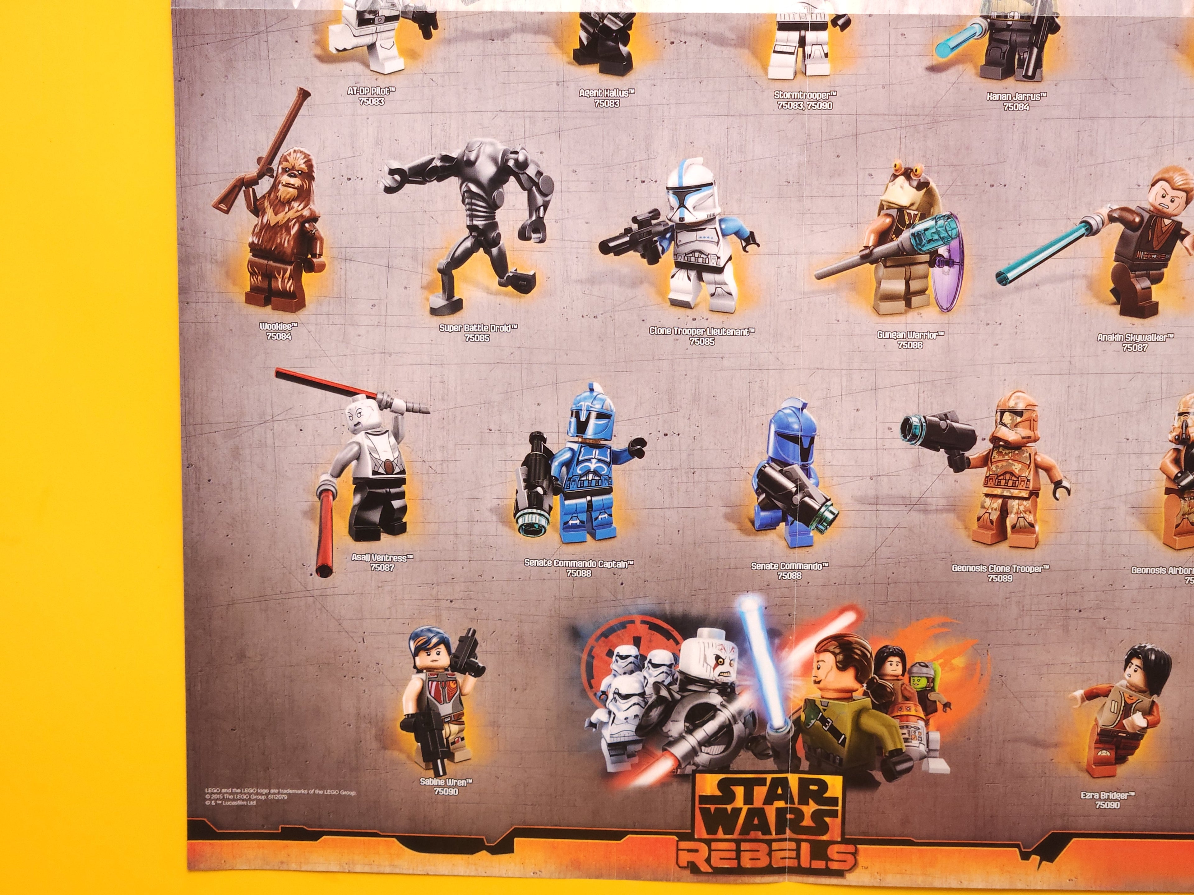 2015 LEGO Disney Star Wars Rebels Poster
