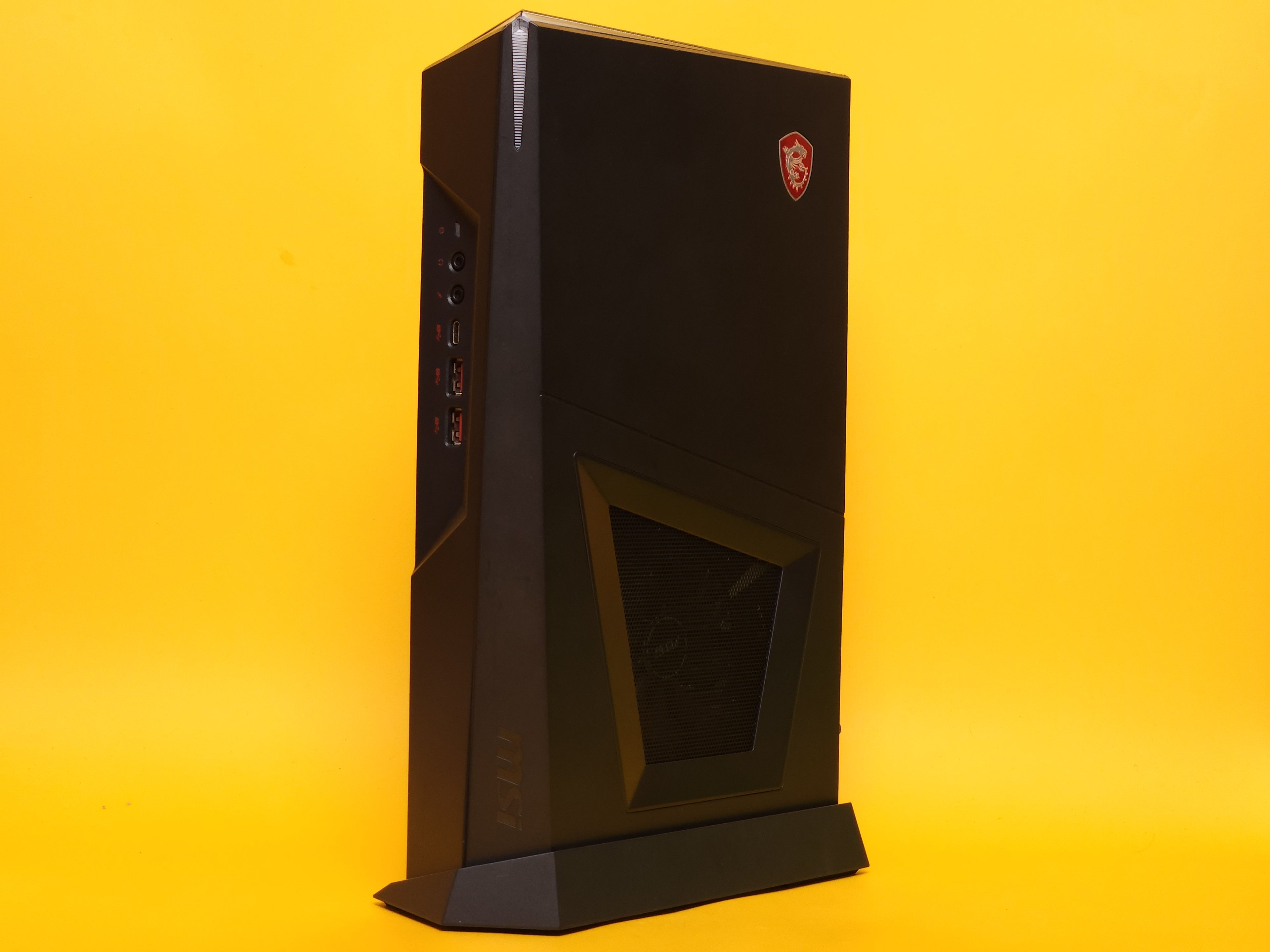 Black MSI MPG H410 Trident 3 (MS-B932) PC + Stand + Power AC Adaptor