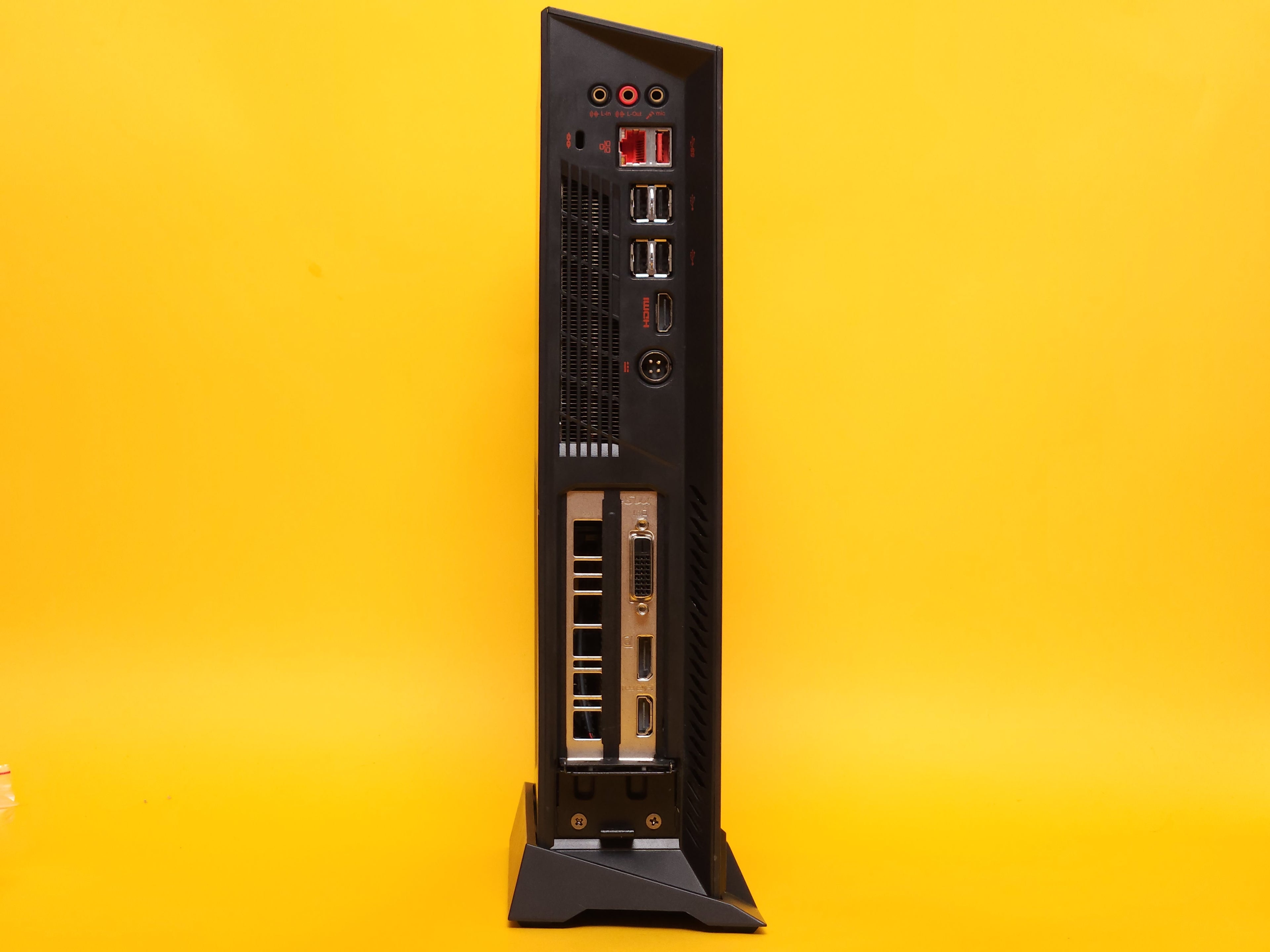 Black MSI MPG H410 Trident 3 (MS-B932) PC + Stand + Power AC Adaptor