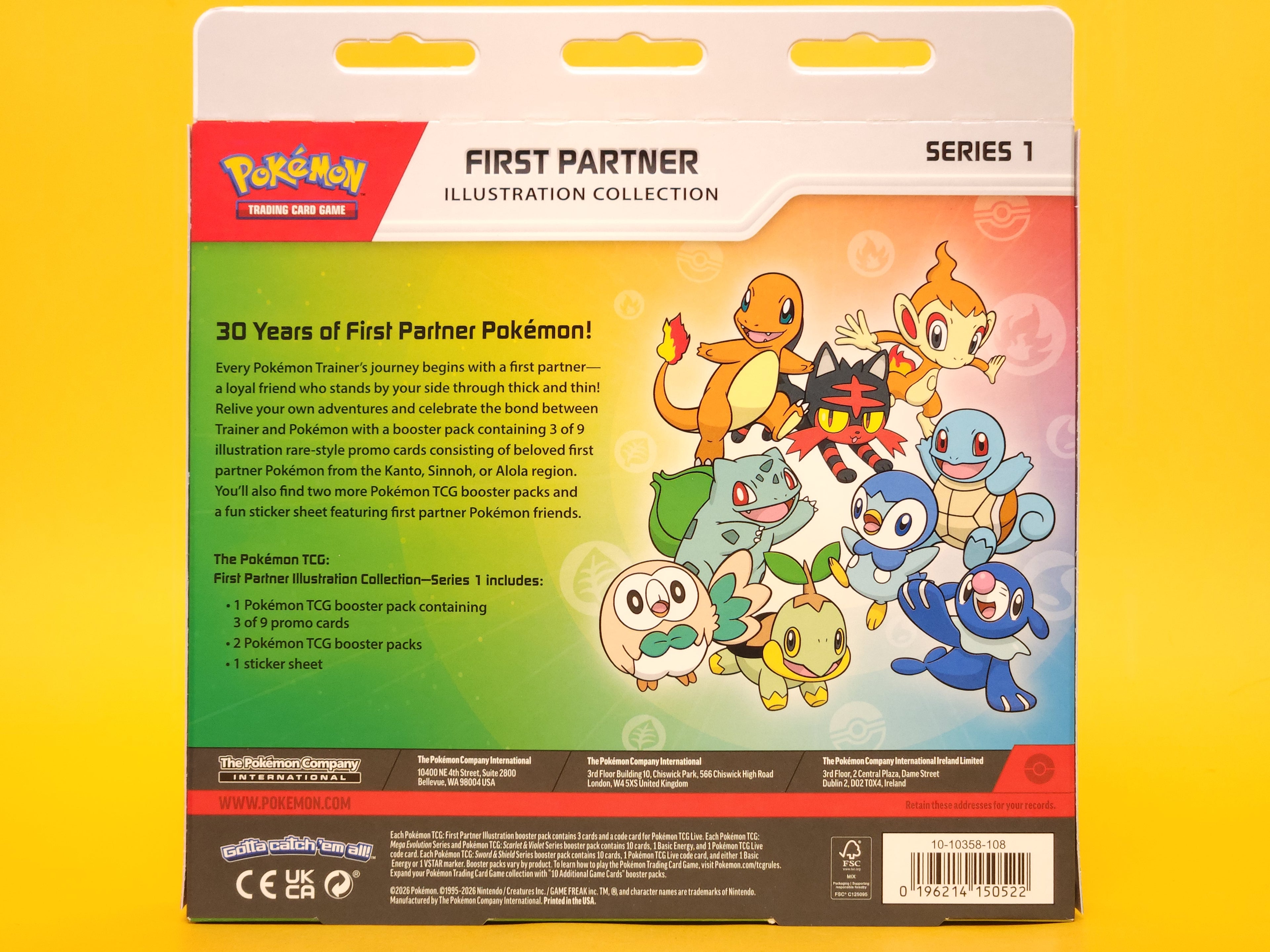 First Partner Illustration Collection: Series 1 – 2026 Pokémon TCG